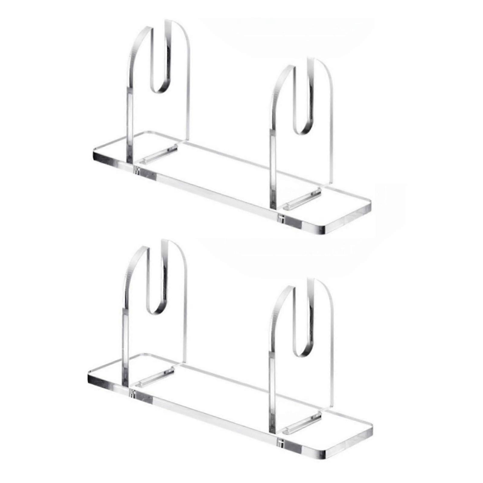 2/3Pcs Clear Acrylic Fan Display Stand Handheld Folding Fan Holder Storage Rack for Home Desktop Decors and Art Exhibits