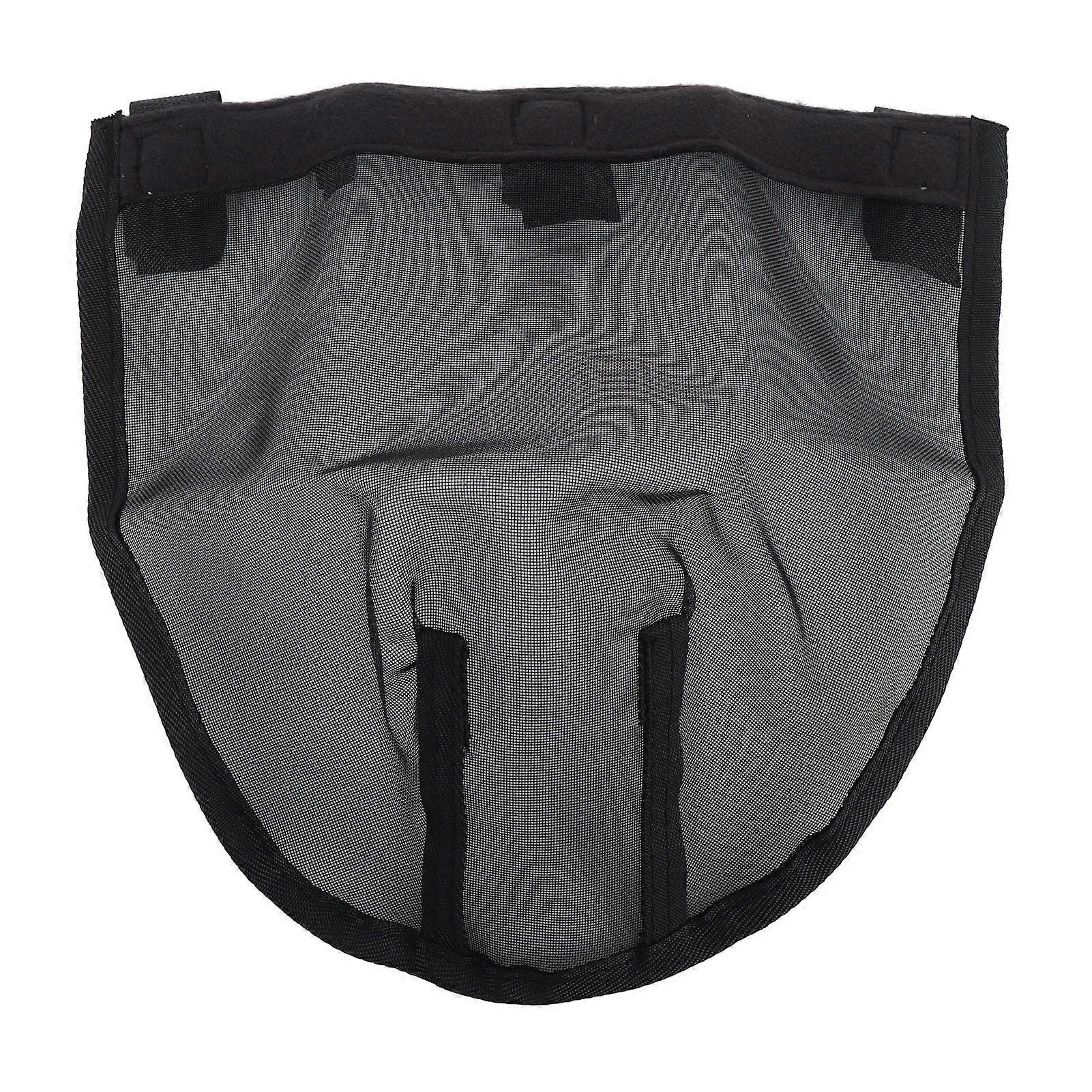 Horse Mesh Nose Cover Nylon Breathable Enhanced Comfort Adjustable Face Protection Horse Nose Net for Livestock M