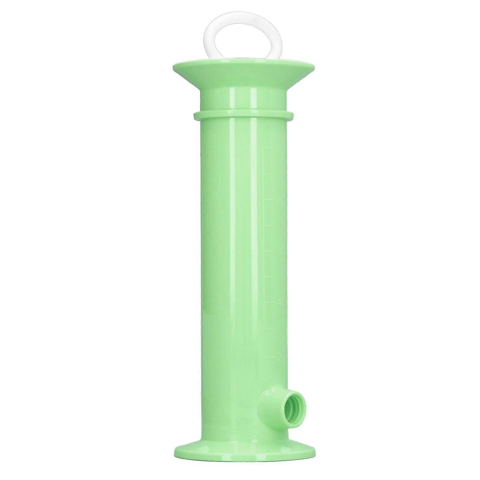 Baby Food Pouch Filler Pure Color Plastic Fruit Squeeze Puree Filler Complementary Feeding Tool Green