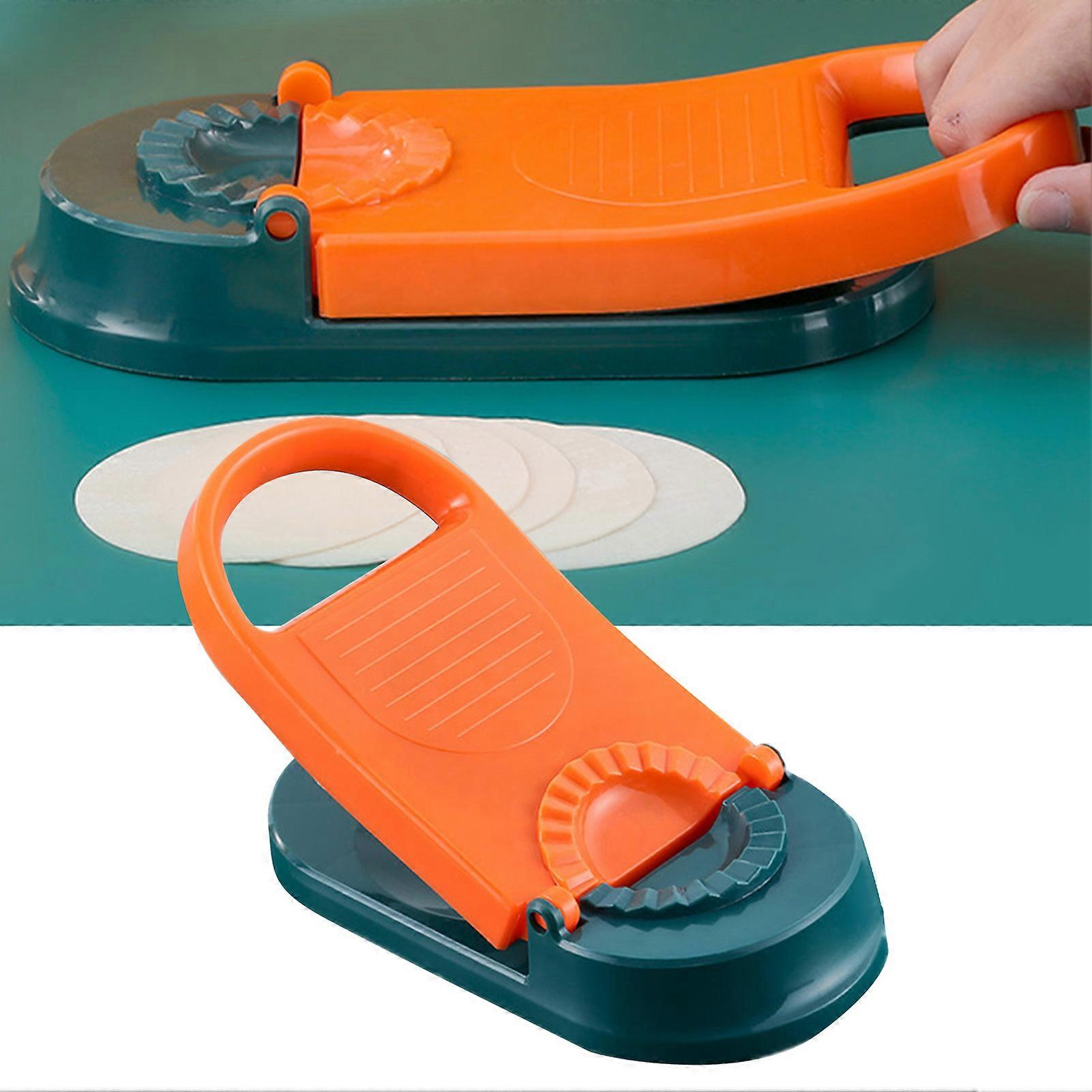 Compact Plastic Dumpling Maker Press 26x11cm Easy to Use