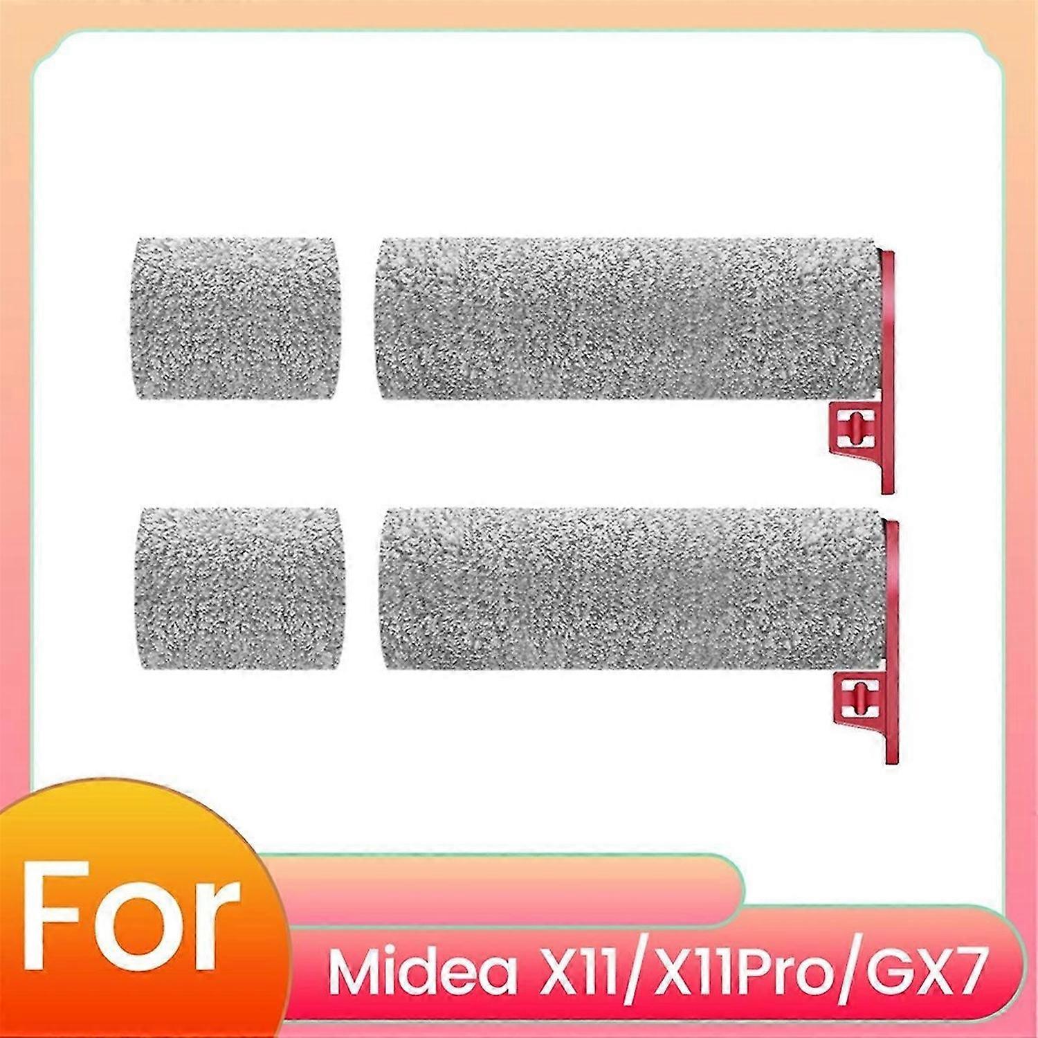 Roller Brush Replacement for X11/X11Pro/GX7 Floor Scrubber Spare Parts Segmented Roller Brush Assemb