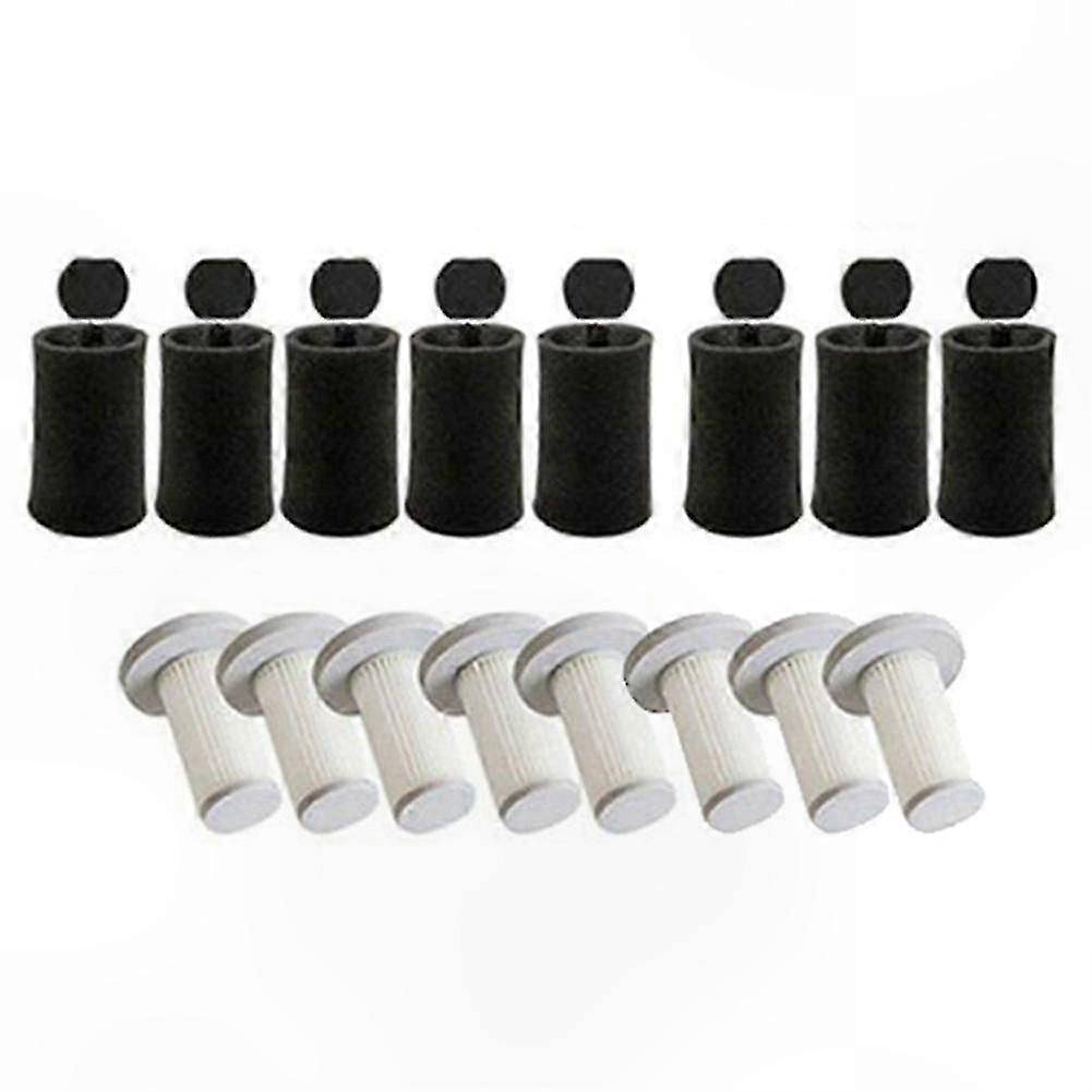 HEPA & Sponge Filters for Handheld Vacuums - 8-Pack Replacement Set