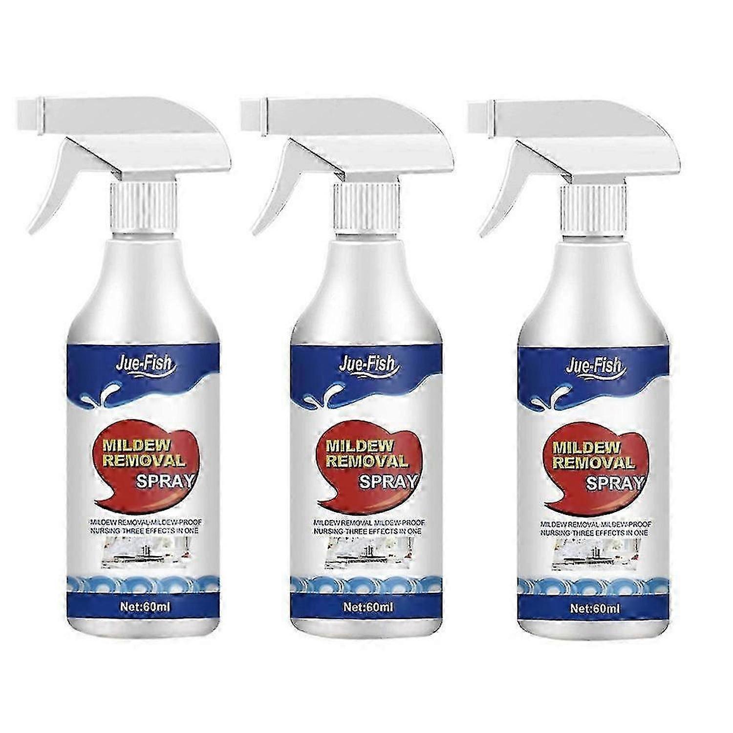 1-3PCS Mildew Cleaner Foam Mildew Deodorant Decontamination Spray Foam Mildew Mould Spray 60ml