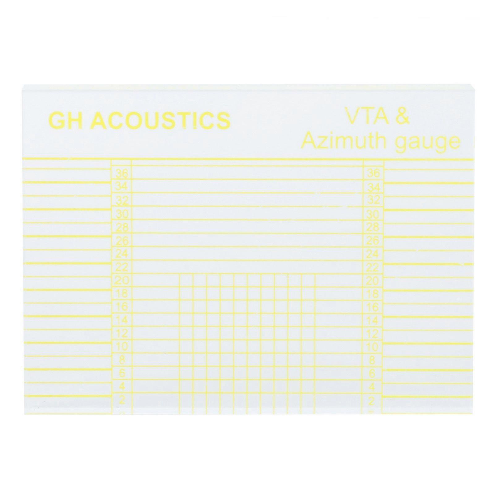 Phonograph Tonearms VTA Azimuth Gauge Alignment Block Ruler Headshell Aligning Accessory