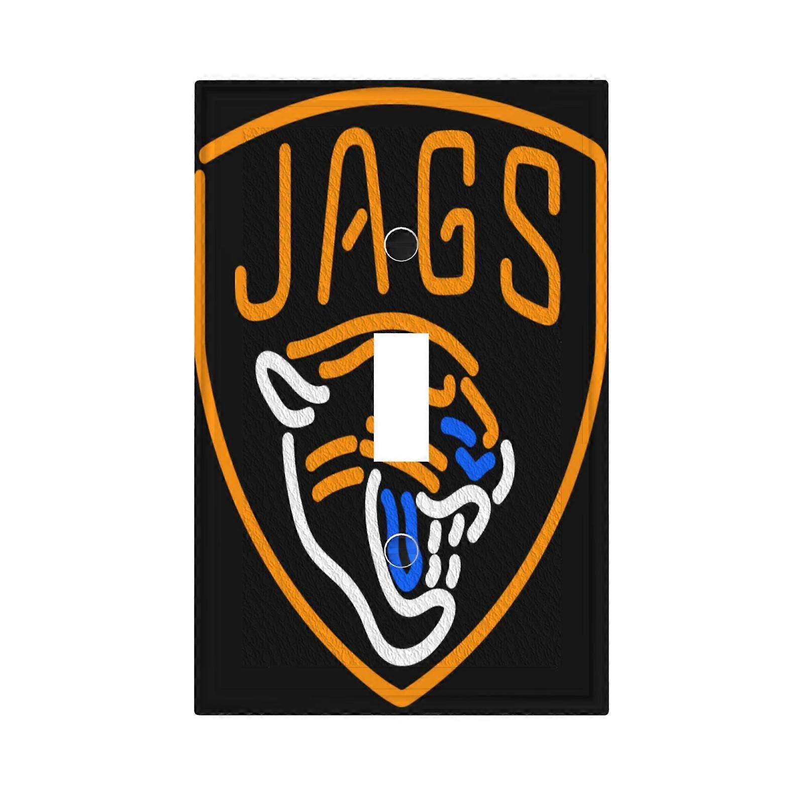 Jaguars Switching Lights Single Leather Roman Frame Switch Panel Wall Panel Single Double/Pull Light Switch