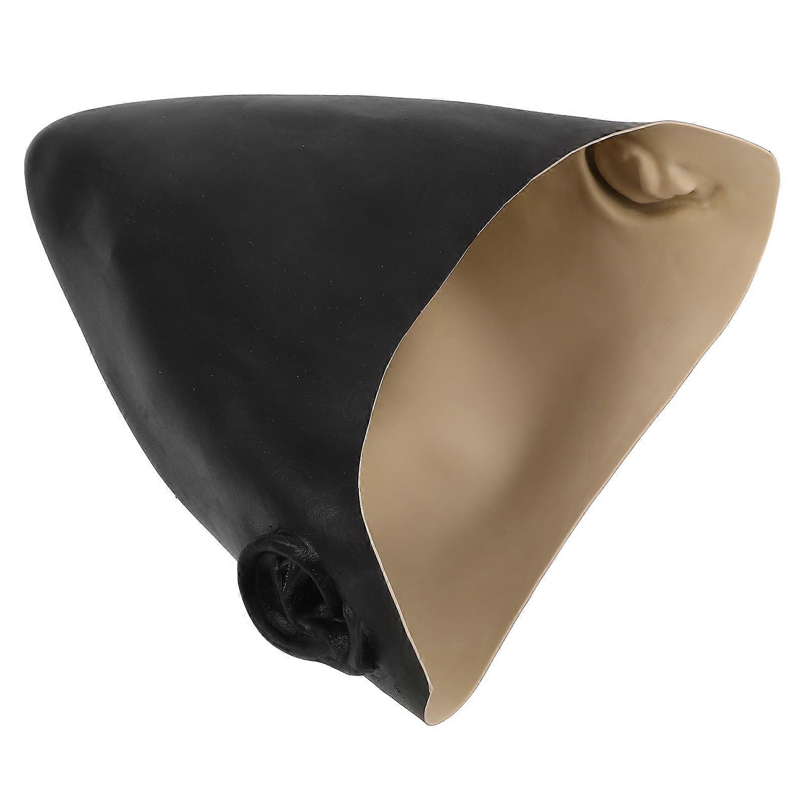 Black Latex Bald Cap 3Pcs for Adults Realistic Makeup Cosplay Theme Parties