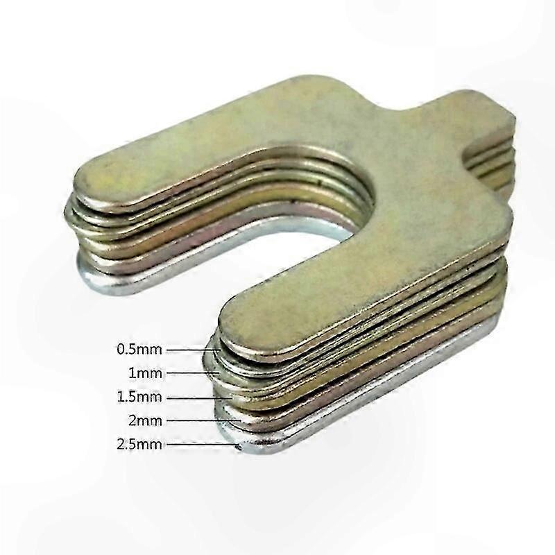 50-Pack U-Shaped Alignment Shims with Washer and Plug Gasket for Accurate Positioning Adjustment