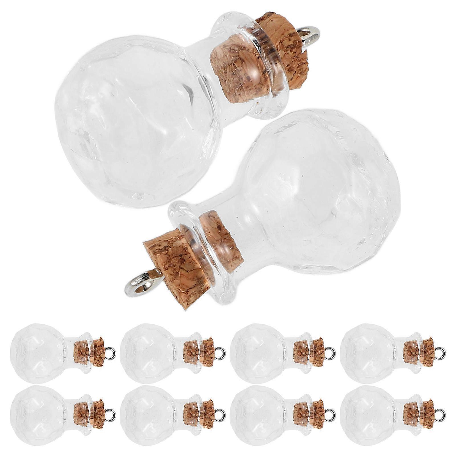40Pcs Mini Glass Vials With Cork Stoppers Perfect For DIY Projects Decoration And Gift Giving 3.00X1.50X1.50CM
