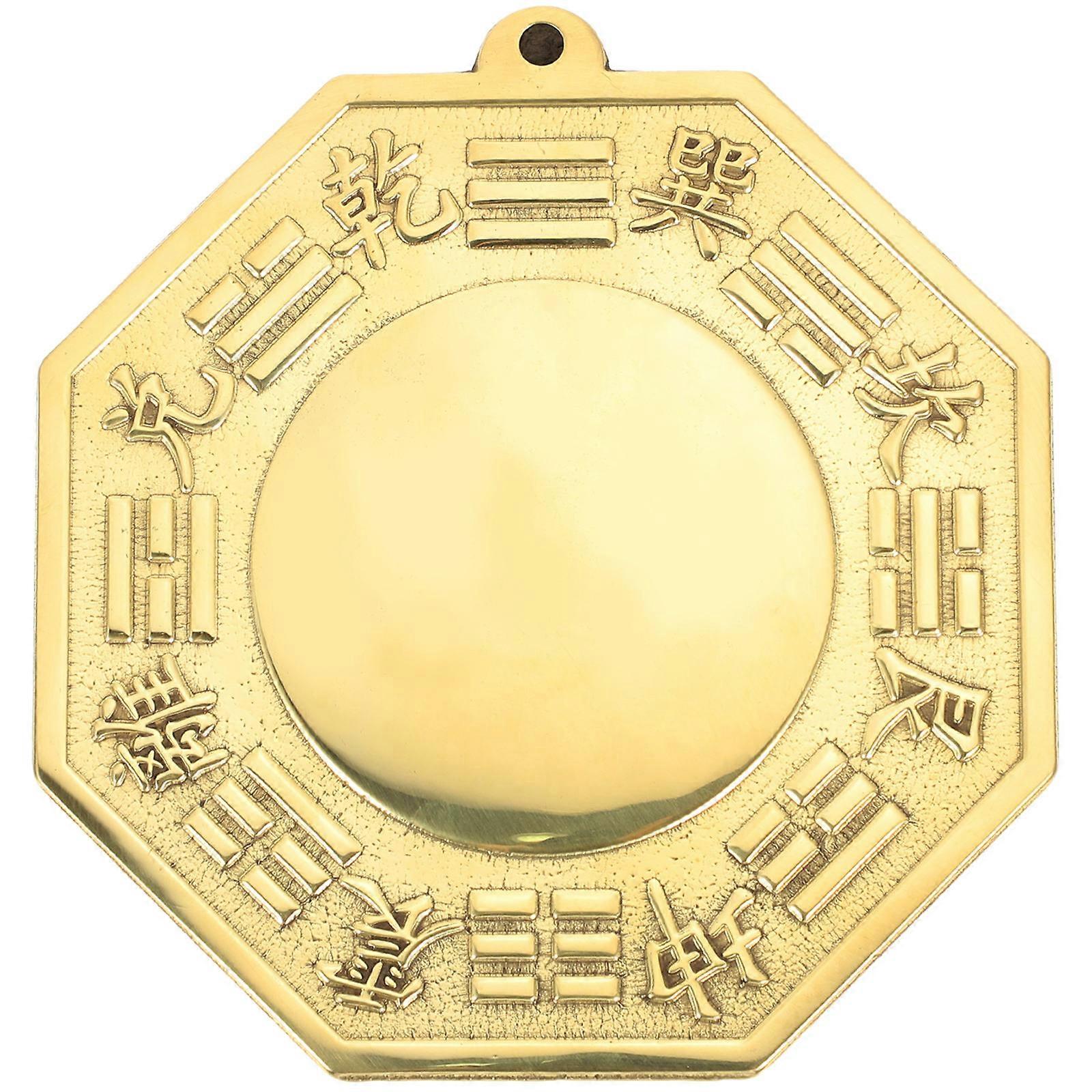 Avoid Evil And Bring Good Fortune 3Pcs Copper Eight Diagrams Mirror For Shop Gift Giving Round Shape