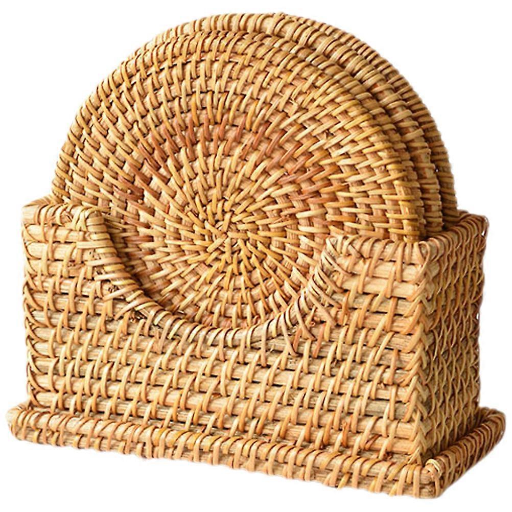 Drink Coasters Round Placemats Serve As Heat Resistant Coasters 2Sets