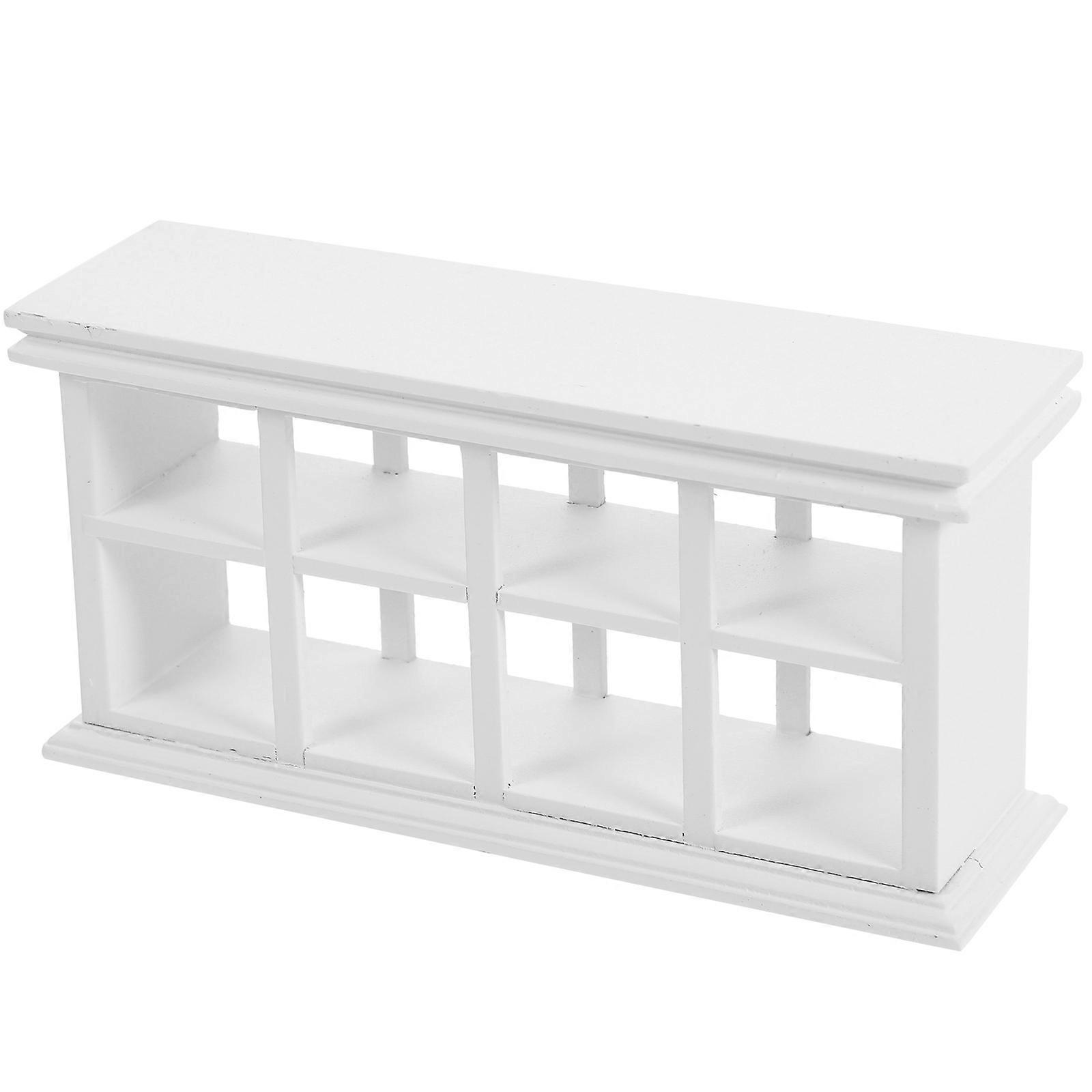 Miniature Mini Cake Cabinet White for Decor 3Pcs Display Cabinet