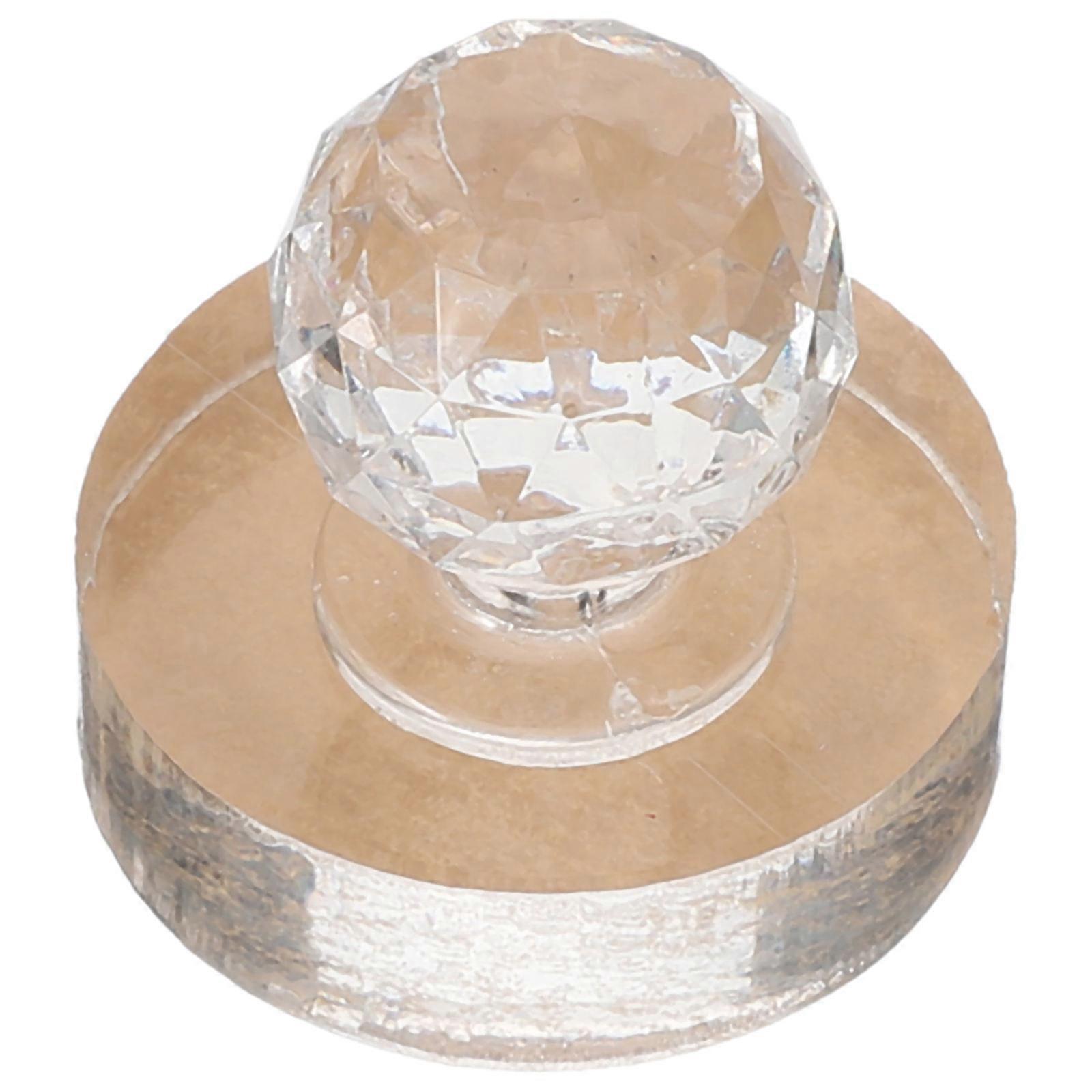 Eye Shadow Pressure Stamper Acrylic Tool for Makeup Use 5Pcs Round Tamper