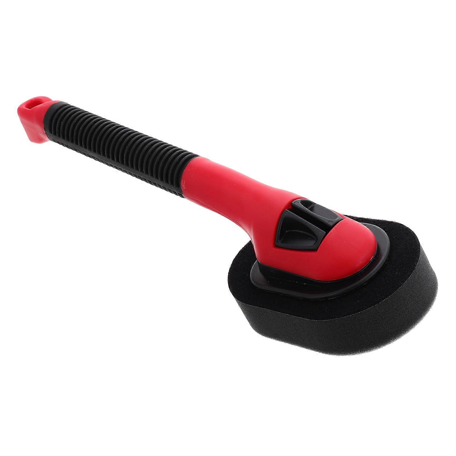 Tire Brush For Car Detailing And Maintenance Non-Slip Grip Lightweight Ergonomic Handle Design Perfect For Polishing 1 Pcs