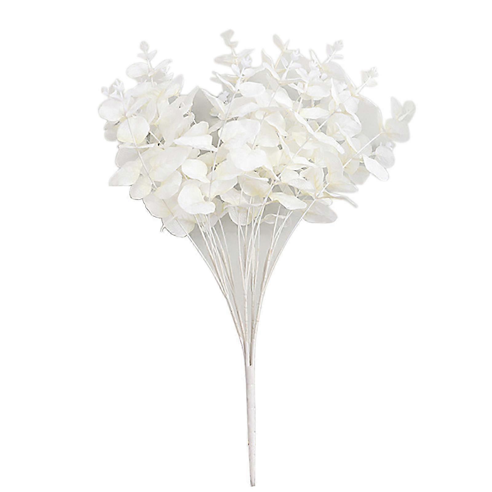 Artificial White Eucalyptus Branches 47CM for Decor 2025