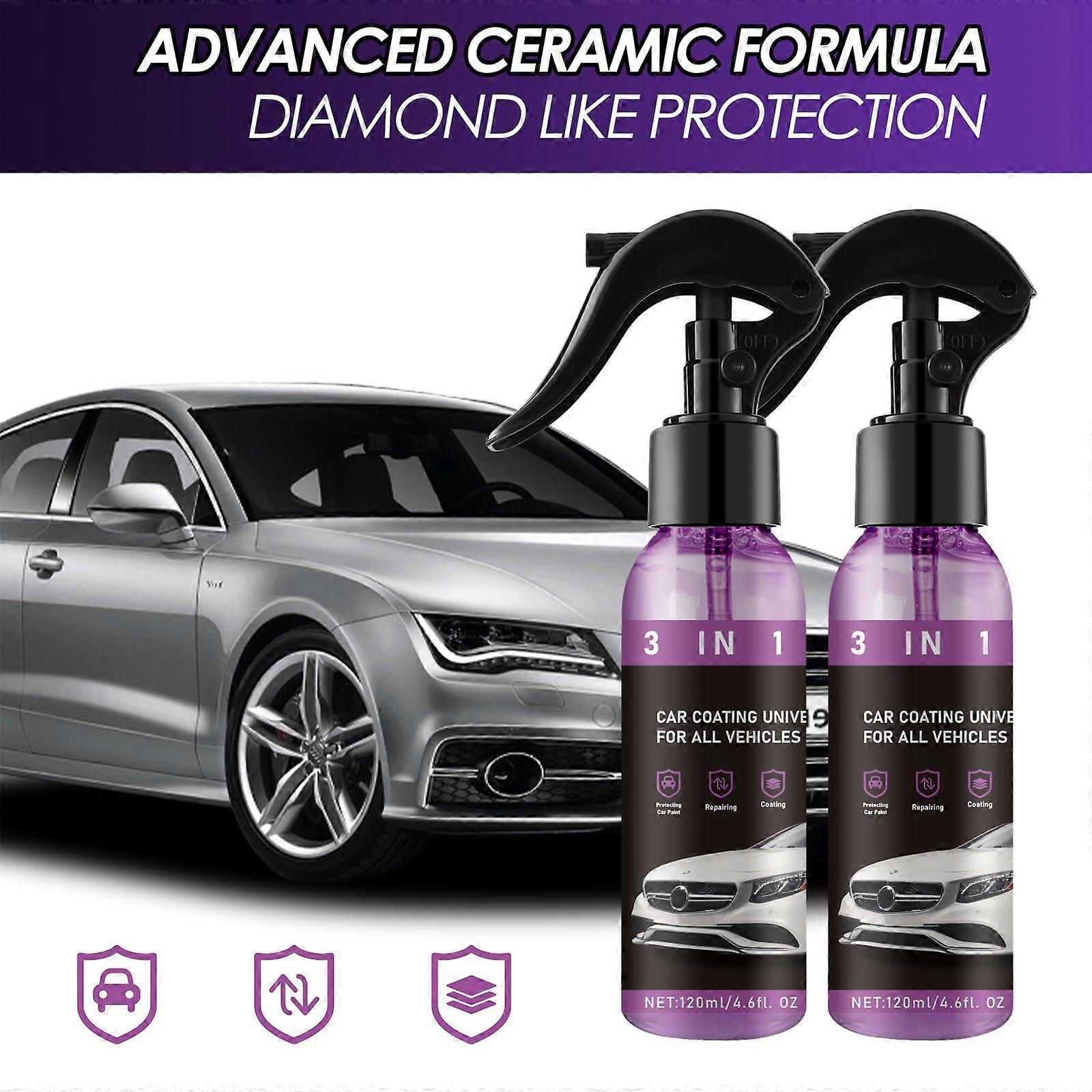 3-i-1 billackering spray billackering lack vaxning rengöring fläck polering