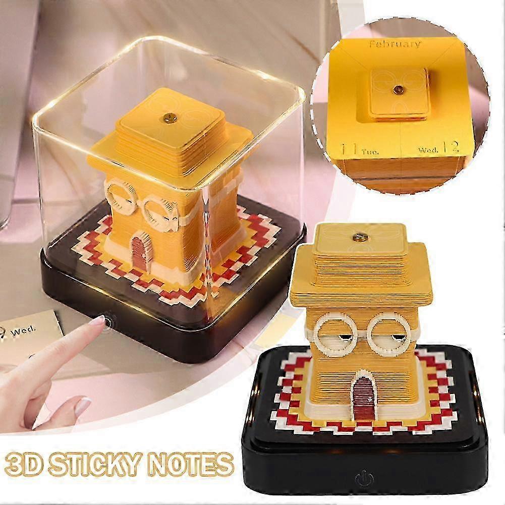 2025 3D Panoramic Paper Carving Calendar 2025 Memo Paper Creative Gifts