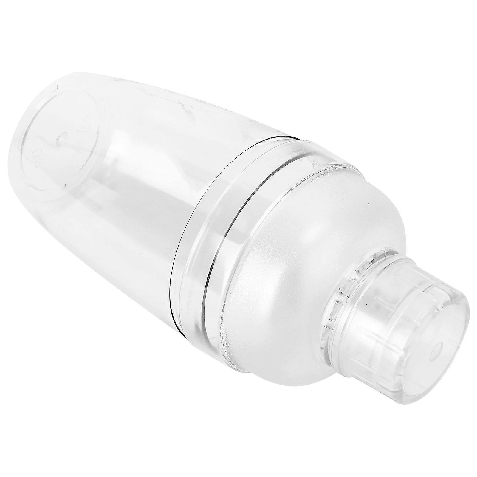 350ml Anti-Fall Mixing Cup Transparent Beverage Container Suitable For Bar Use With Measuring Scale 3Pcs