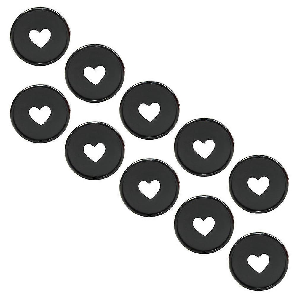 Loose-Leaf Binding Discs Black Binder Discs for Student 20Pcs Planner Buckles