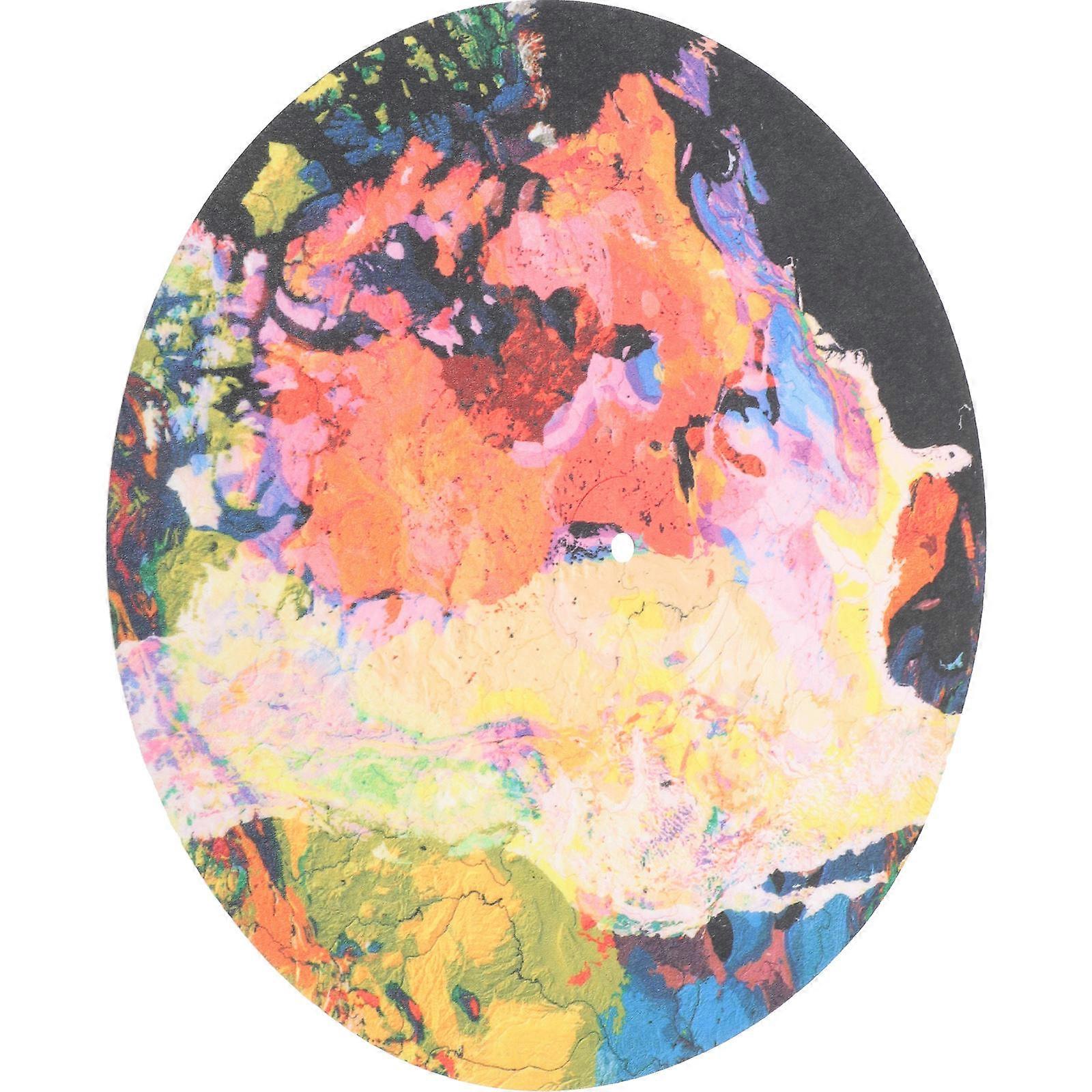Record Felt Mat Felt Vinyl Recorder Mat for Home Use 3Pcs Decorative Slipmat