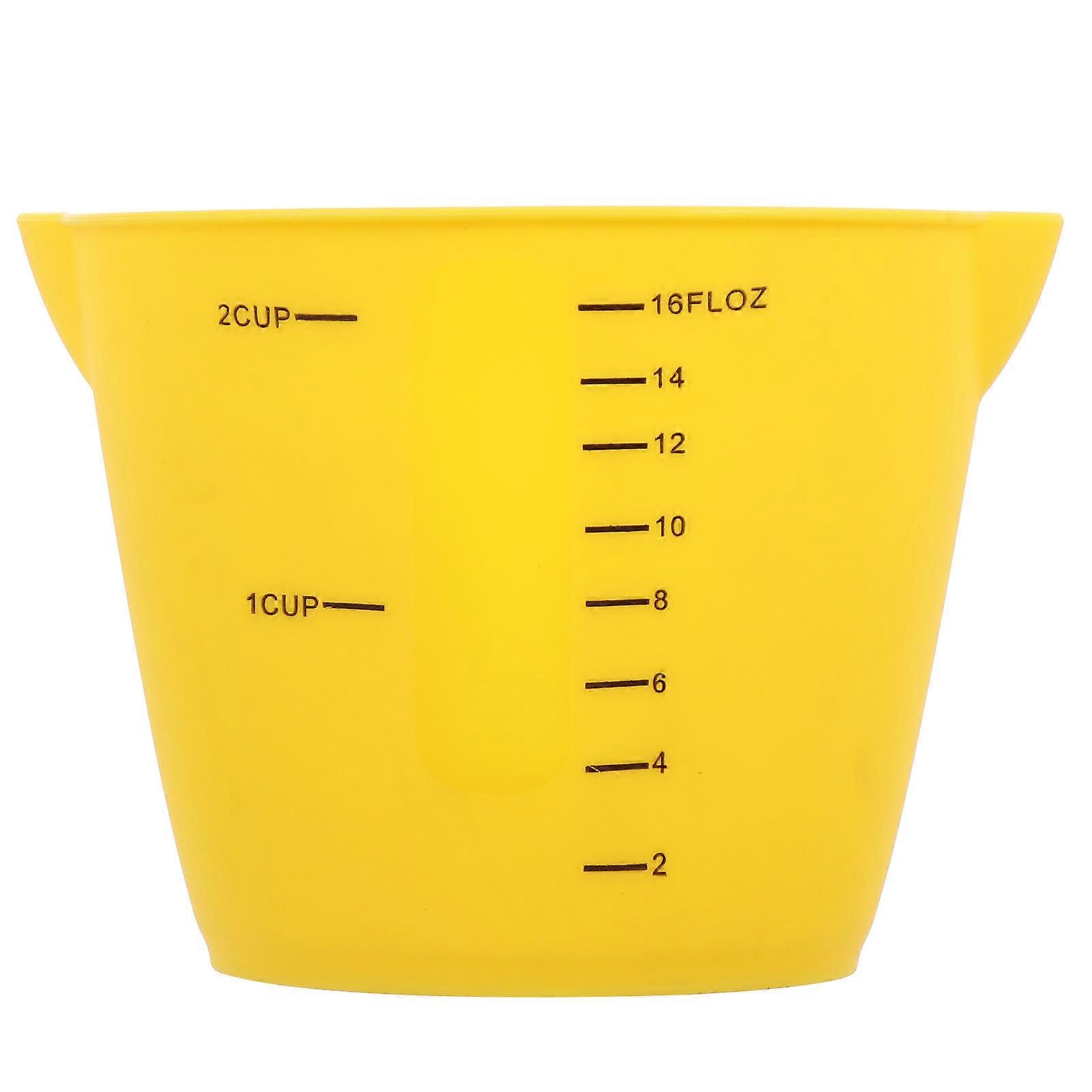 Practical Measuring Cups Silicone Baking Jugs for Kitchen 3Pcs