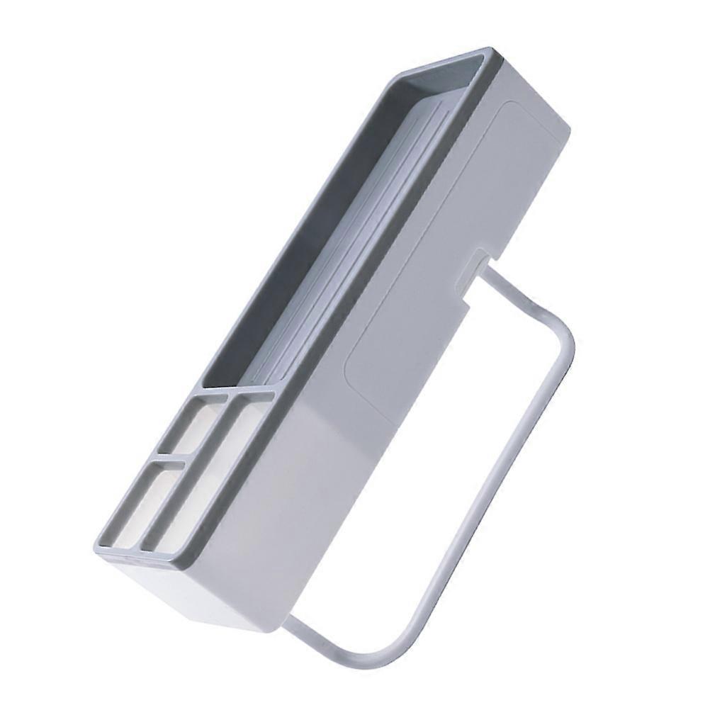 Bathroom Wall Sundries Shelf Plastic Storage Stand for Home Use 2Pcs