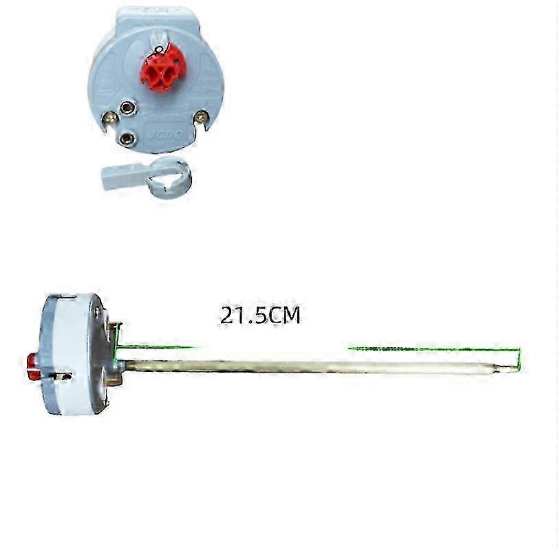 Plug Pole Temperature Control Thermostat Switch 16A Pure Copper Pole for Ariston Electric Water Heater KST18/T105(Gray Medium 21.5cm)