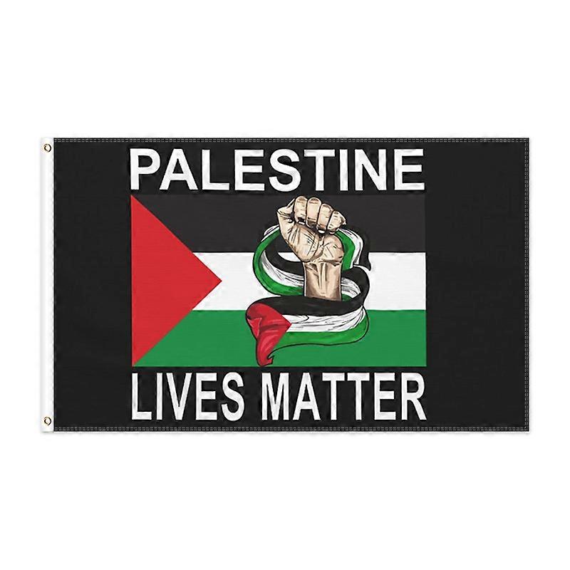 Palestinian Flag  Polyester Palestinian Banner For Decoration 90*150cm