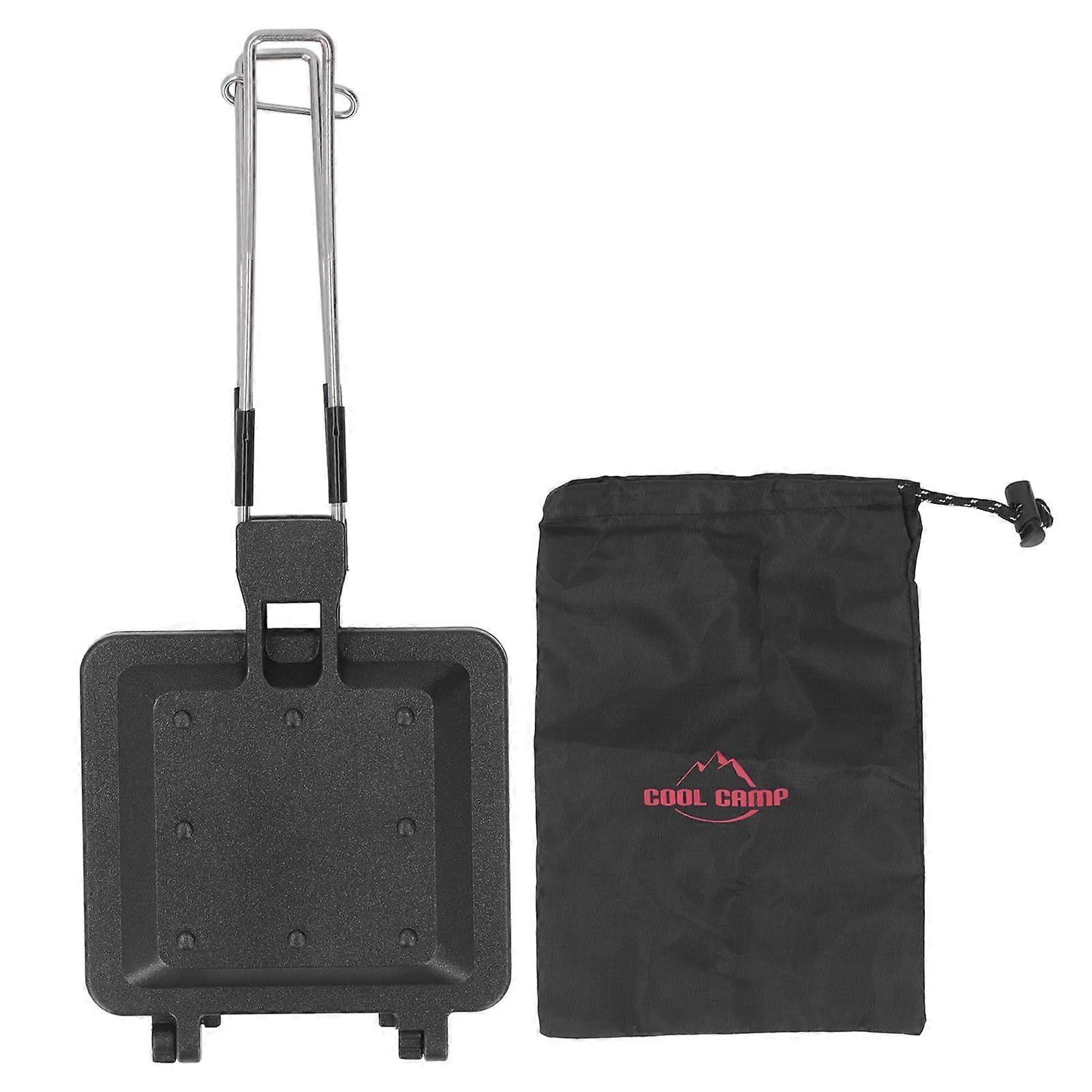 Sandwich Maker Foldable Portable Non Stick Breakfast Maker Press Pan for Home Camping