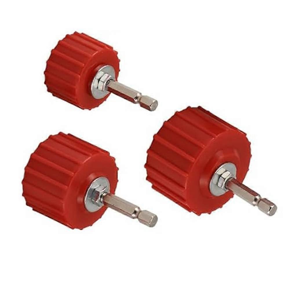 Copper Pipe Cleaner 1/2 In 3/4 In 1 In For Drill 1/4 In Hex Shank Tube Cleaning Brush