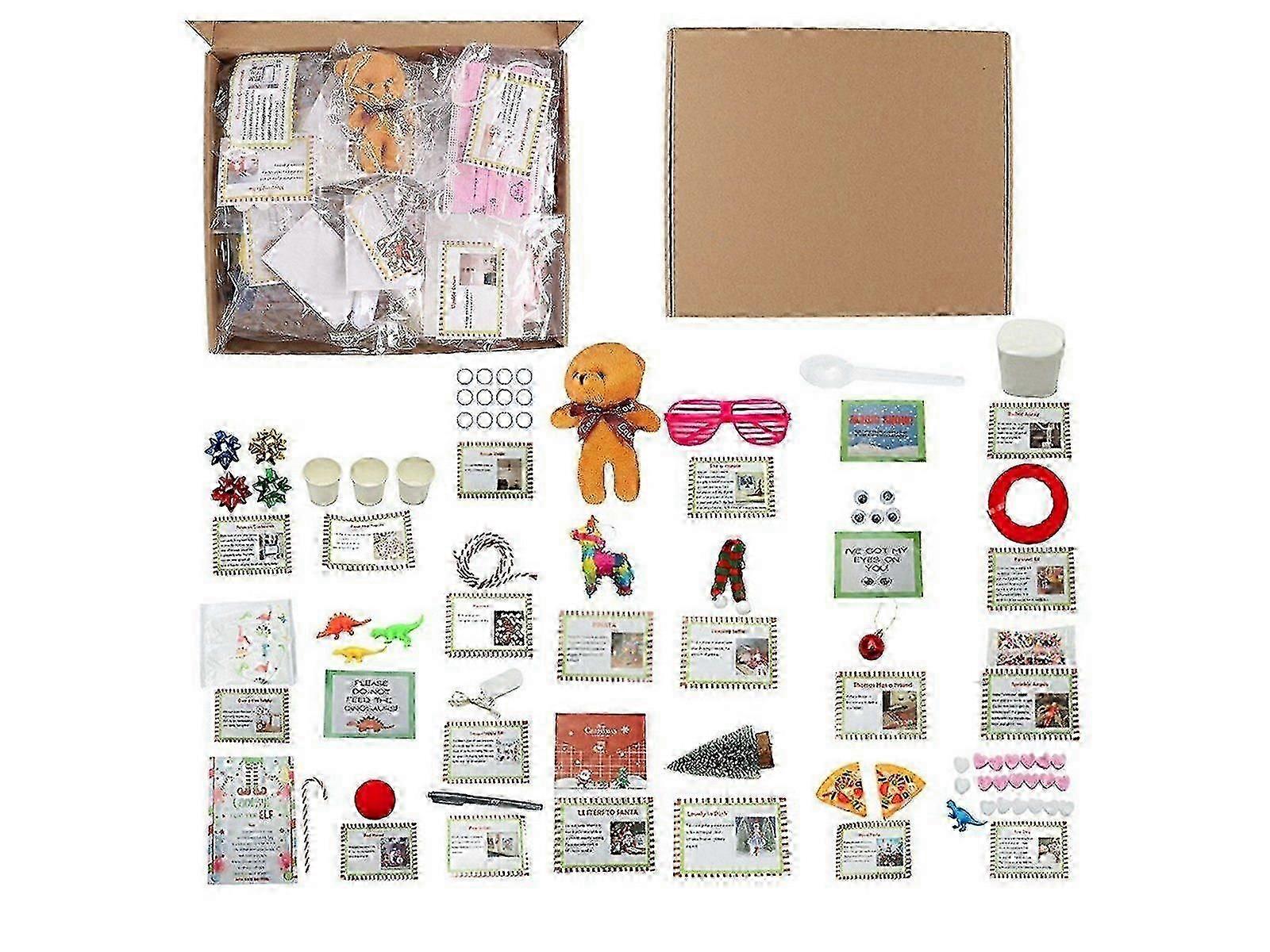 Bear Pinata Christmas Advent Calendar 24 Days Countdown Calendar Xmas Blind Box