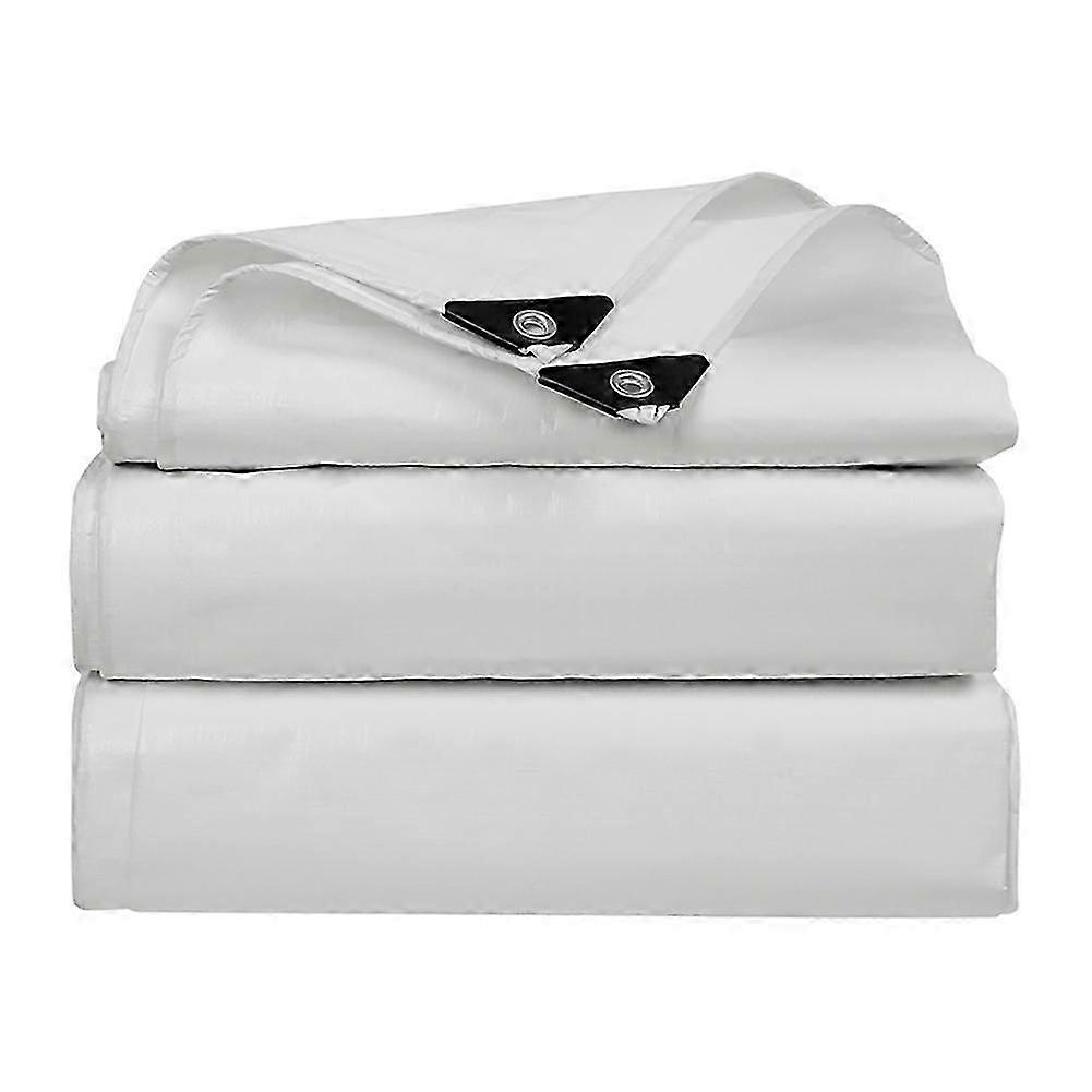 Lona resistente blanca de 2 x 4 m, duradera, impermeable y resistente a los rayos UV_c*