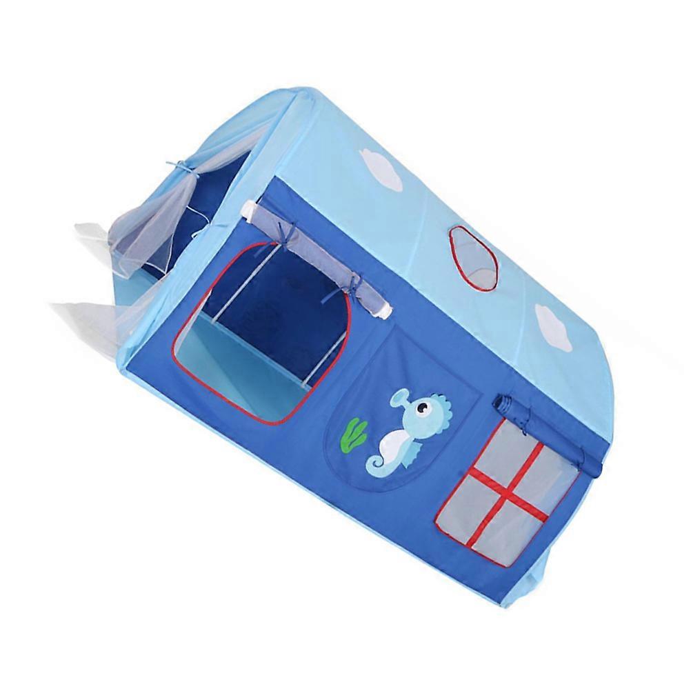Tiny Tent Indoor Playing House-Shaped Tent For Children Blue Portable 1Pack
