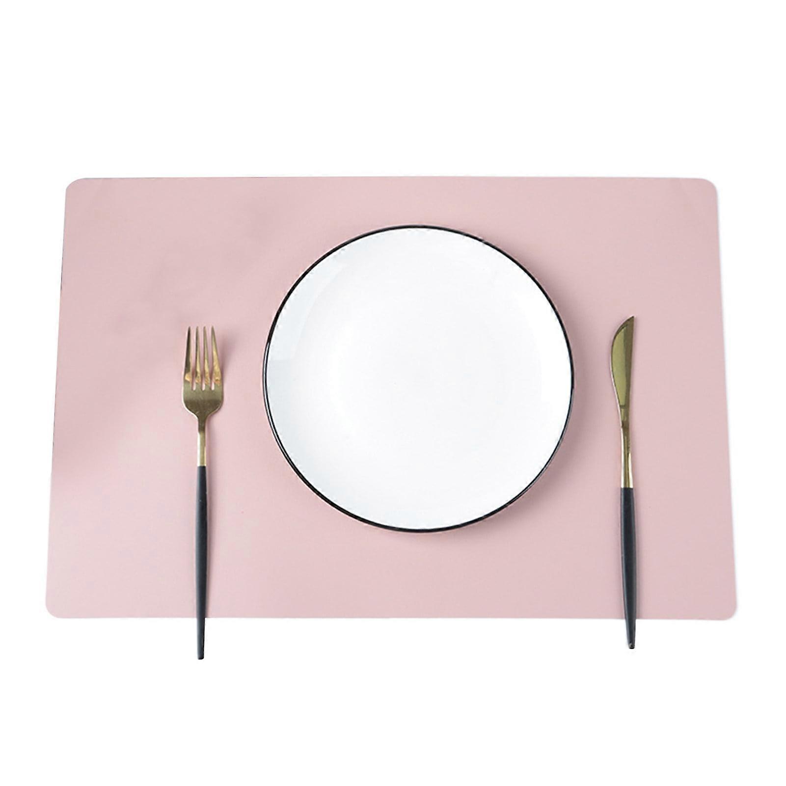 Homerr Placemat Heat-resistant Placemats Faux Leather Placemats - Heat Resistant, Non-Slip, Stain-Proof, Reusable, Rectangular
