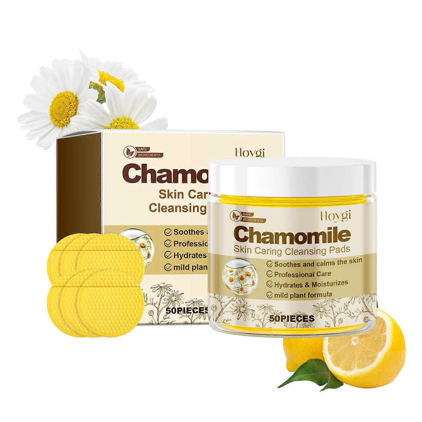 Chamomile Soothing Cleansing Pad Gently Cleanses, Moisturizes, Refreshes And Deeply Cleanses Facial Pores