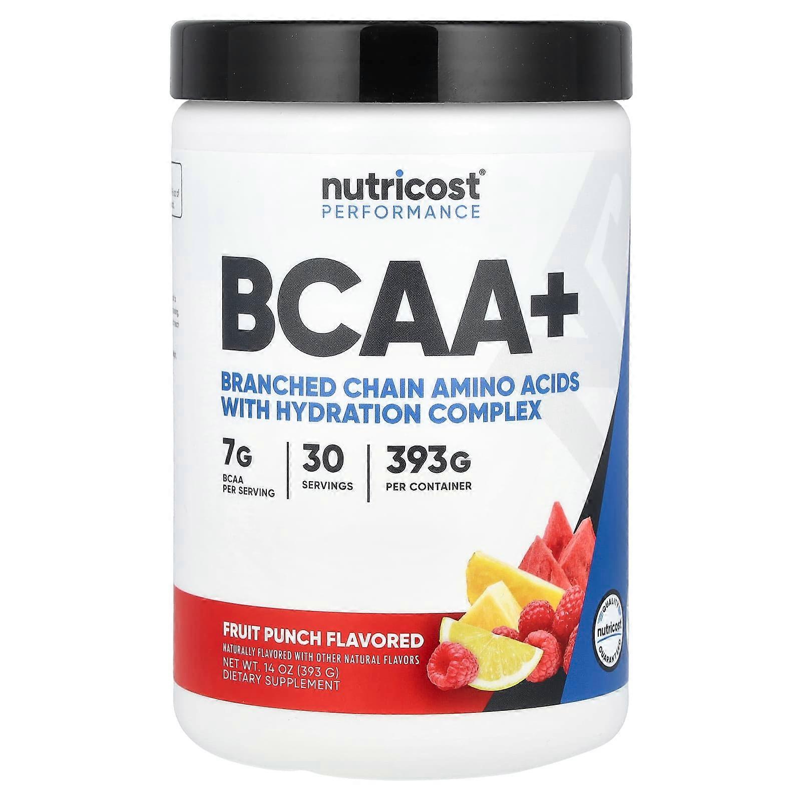 Performance, BCAA+, Fruit Punch, 14 oz (393 g)