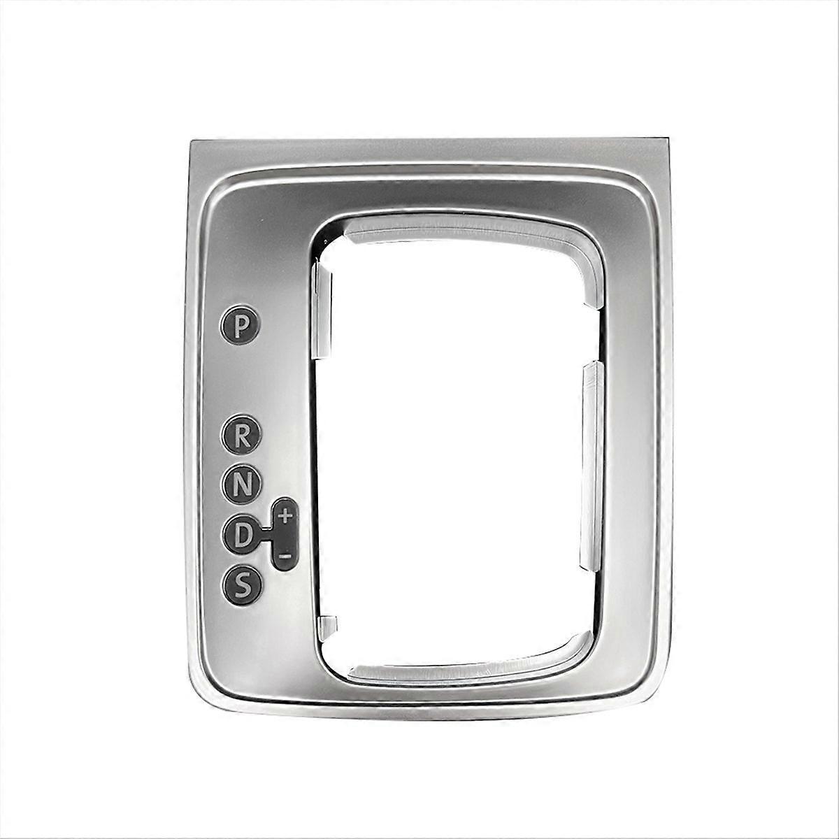 Car Gear Shift Base Gear Shift Knob Frame Accessories Matte Silver