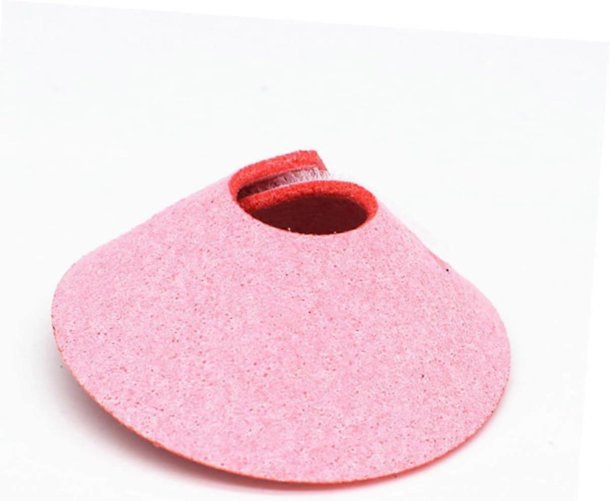 Antibiting Bird Neckwear Collar For Parrots Microfiber Leather Protective Cone Adjustable Size