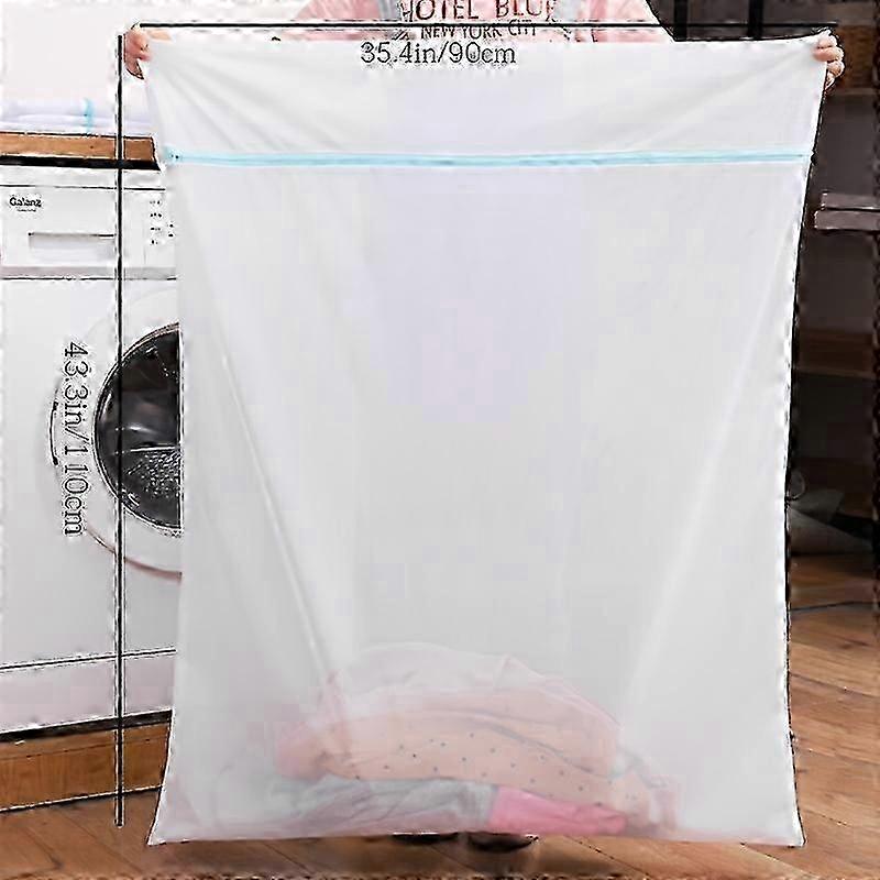 Extra Large Laundry Bag For Delicates - Durable Zipper Closure, Anti-deformation Mesh Fabric, Multipurpose Washing Bag For Jackets, Curtains