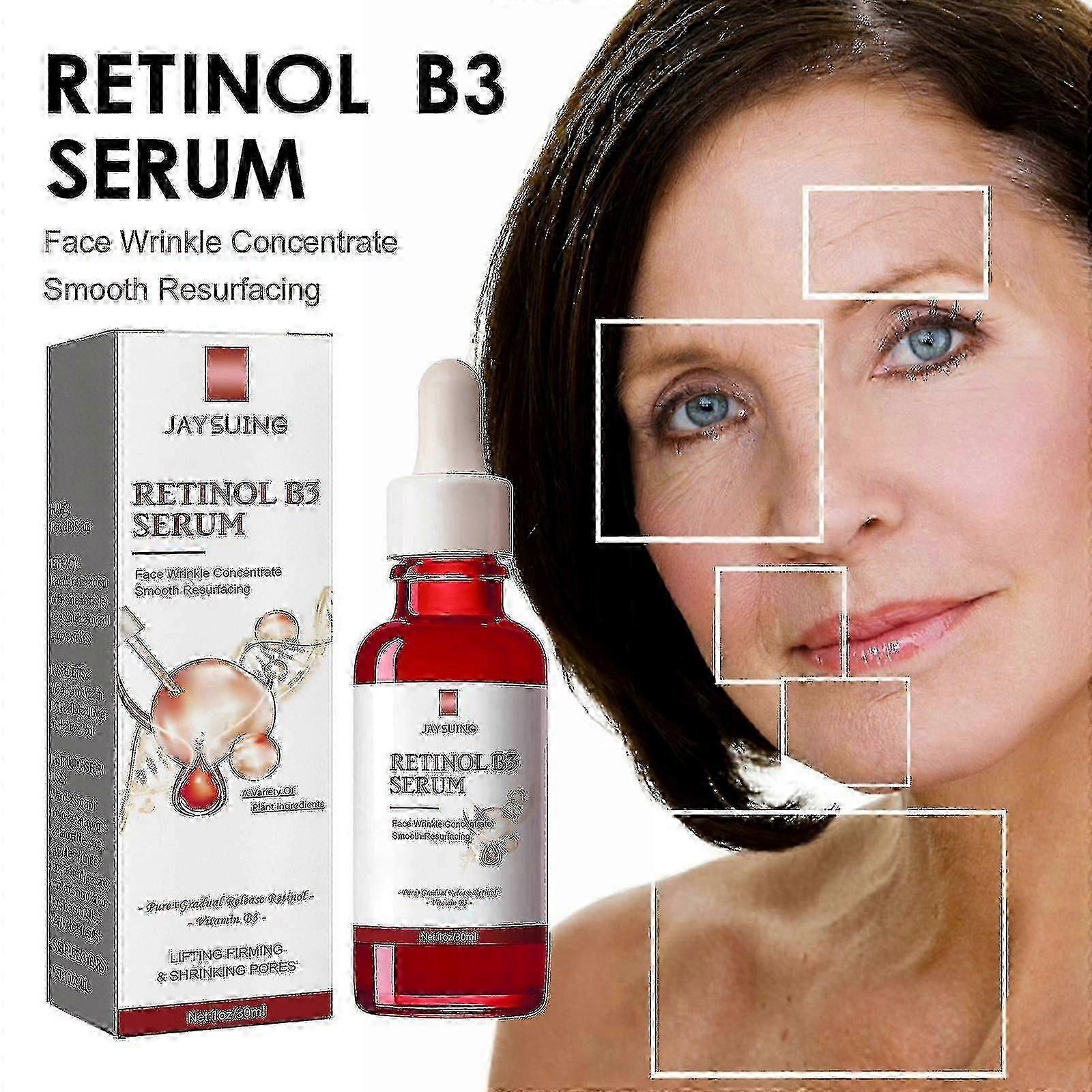 Jaysuing Retinol Facial Essence estompează liniile fine și strânge pielea, hidratând, esența antirid