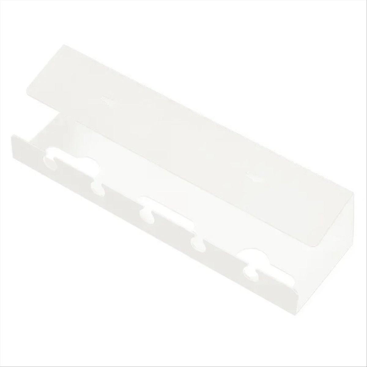 Cable holder under the table, manage power board wires, White
