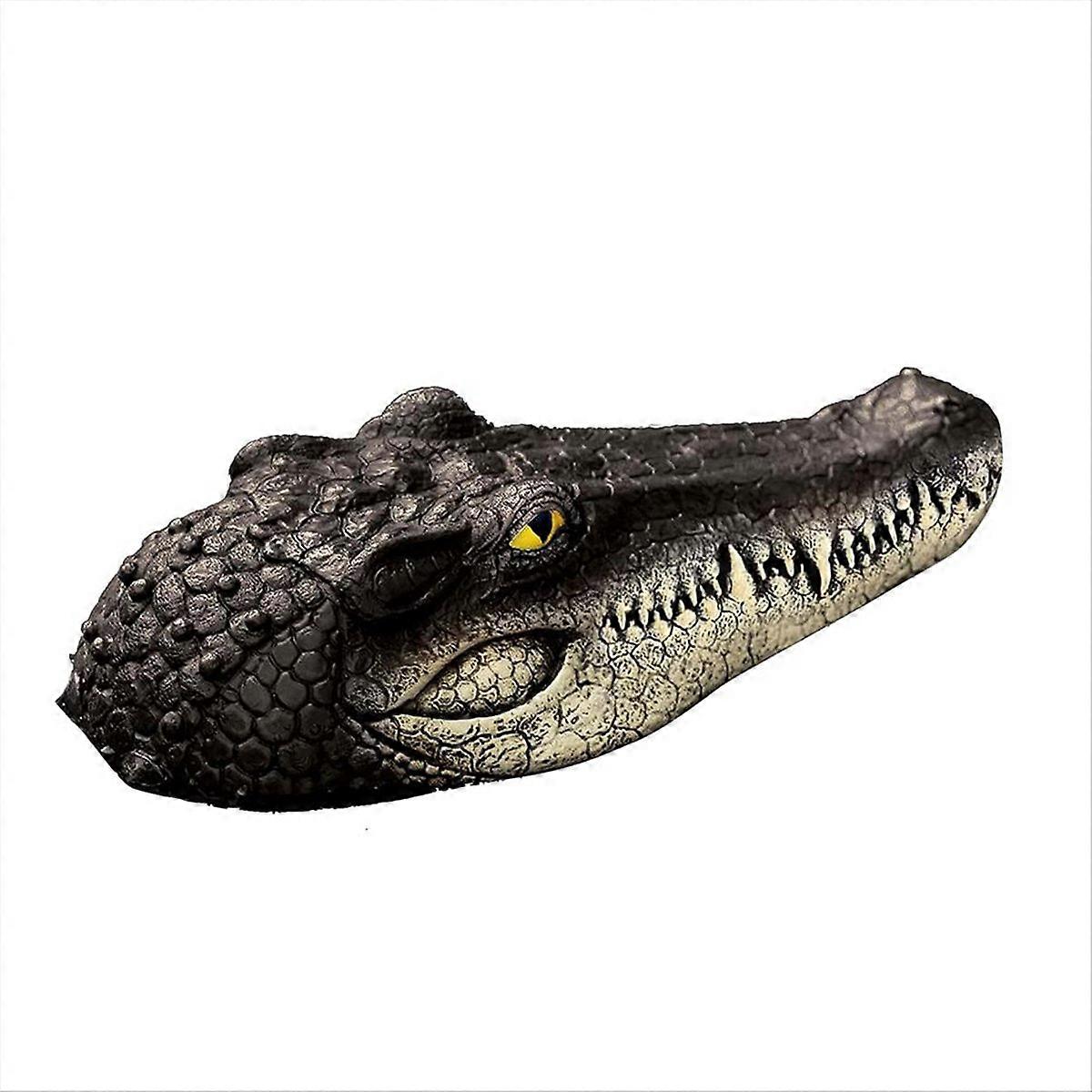 Floating Alligator Head,Alligator Head Decoy for Pool,Deterrent Ducks