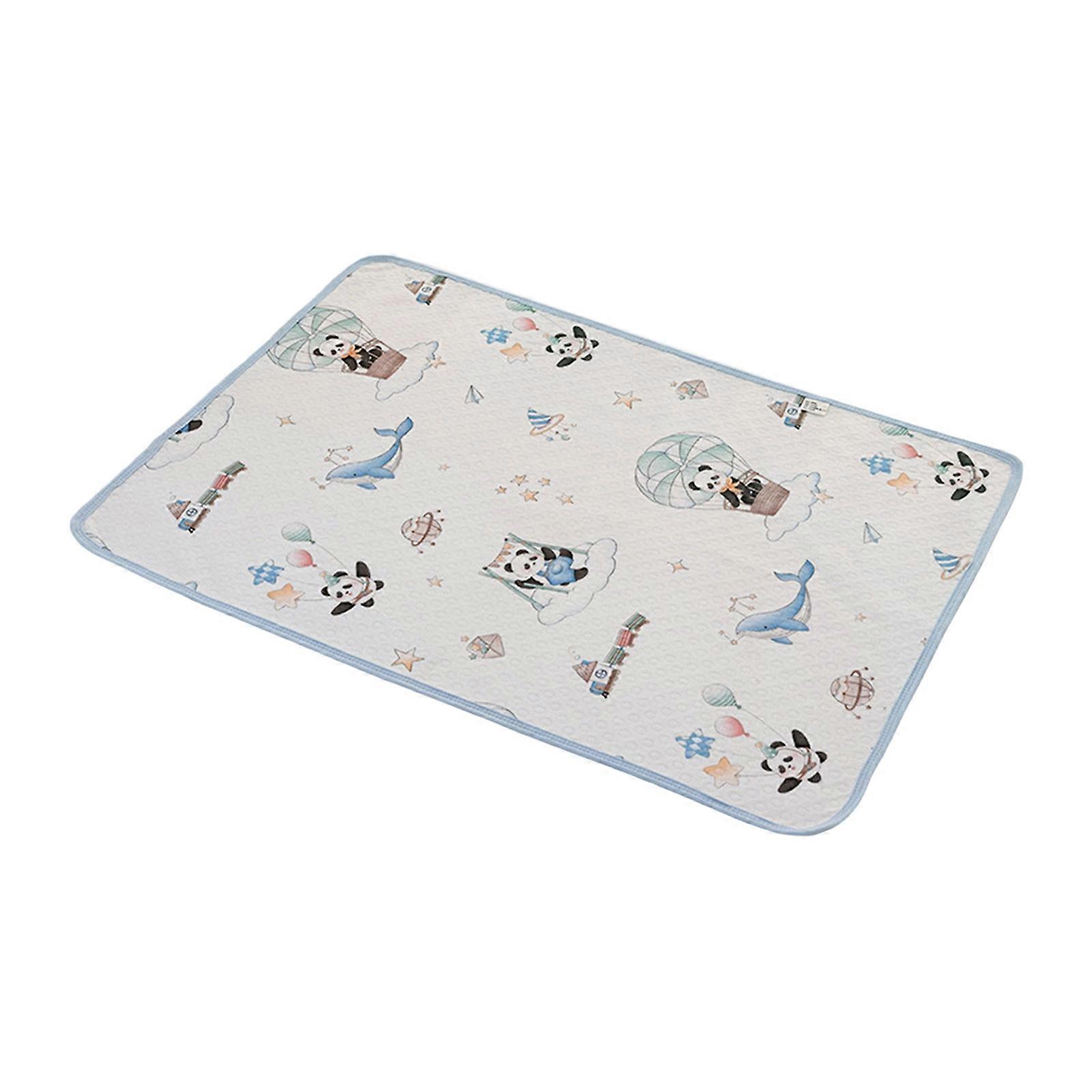 Lovely Cartoon Baby Diaper Changing Mat Reusable Infant Urinal Pad for Baby Toddler with Unique Pattern Design Multicolor