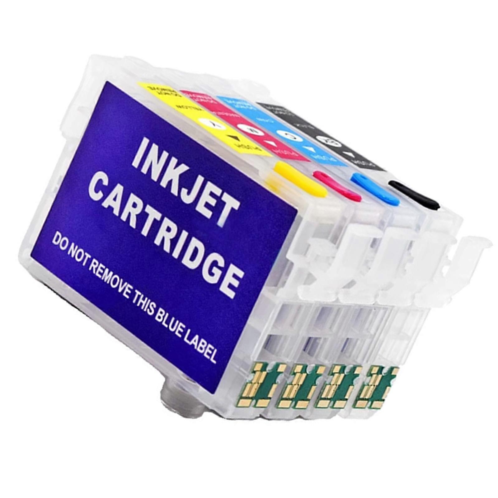 Multi Use 604XL Ink Cartridge Bundle Includes Chip Resetter Compatible for XP2200/XP4200/WF-2950 Printer Models Multicolor