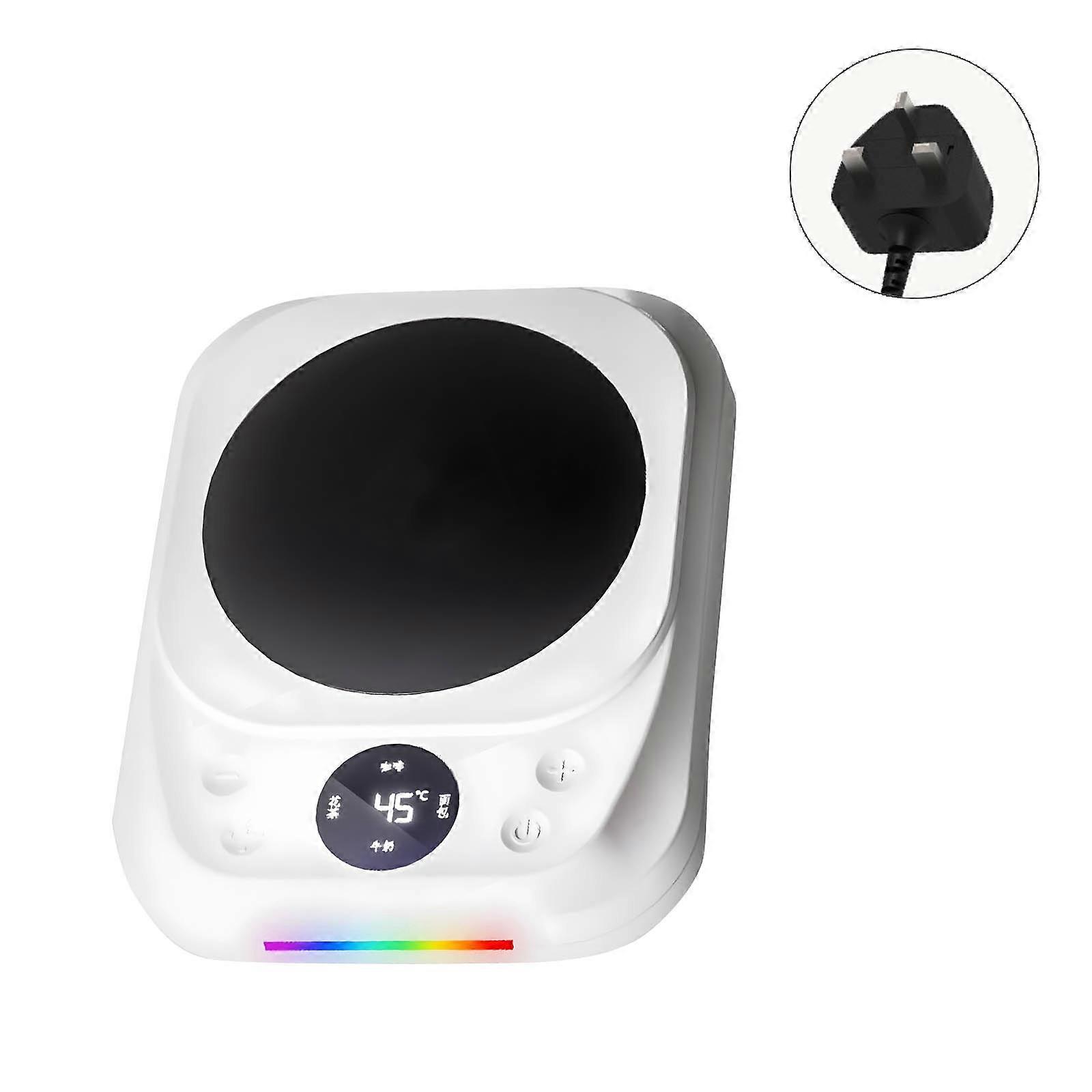 Multifunctional Coffee Toastier Pad Modifiable 5 Heat Approaches Color Shifting LED Radiances Intelligent Clock Automatic Close Permanent ABS Base 