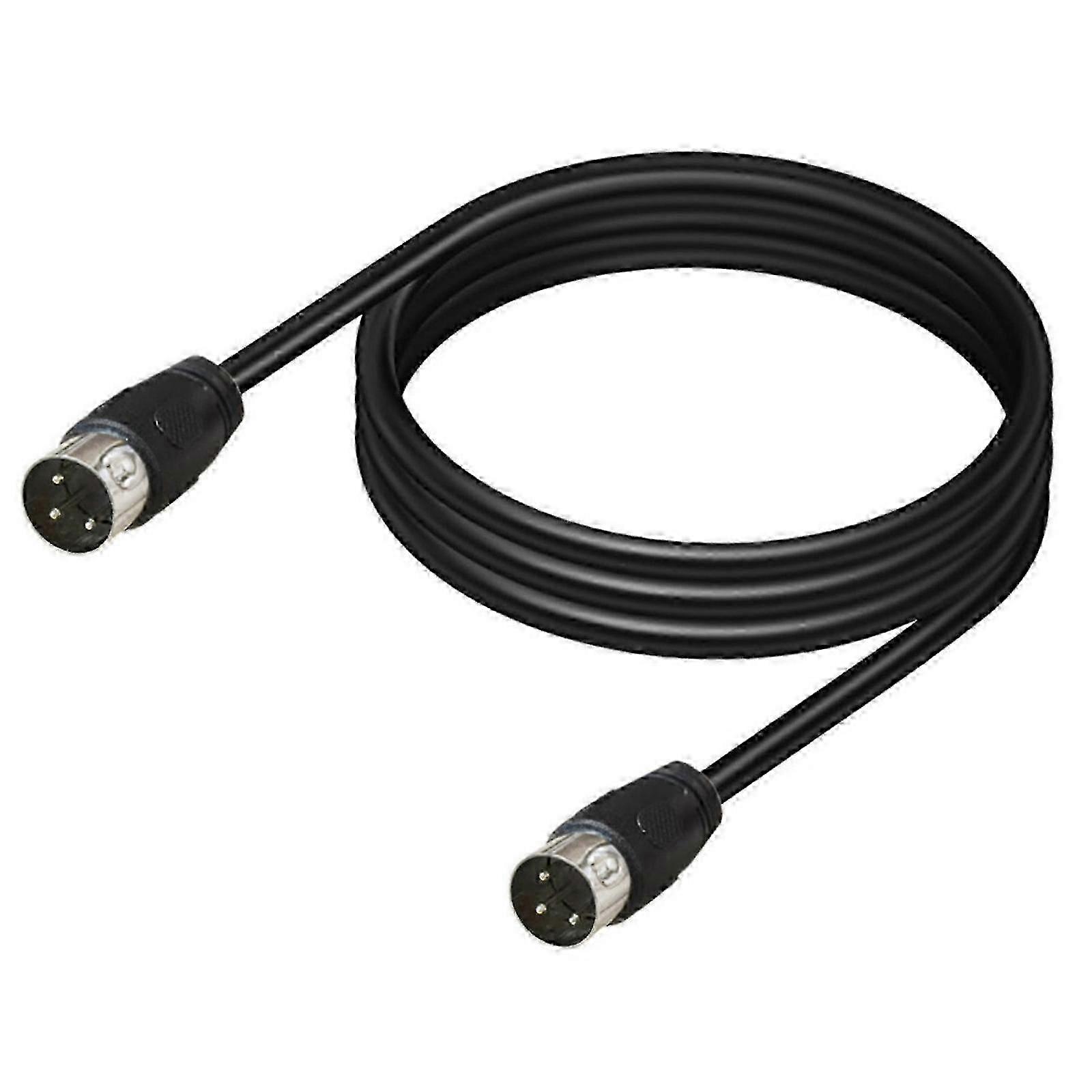 3 Pin DIN Connection Wire Line Double End Male Plug Connector Cable for DIY Projects and Professional Setups