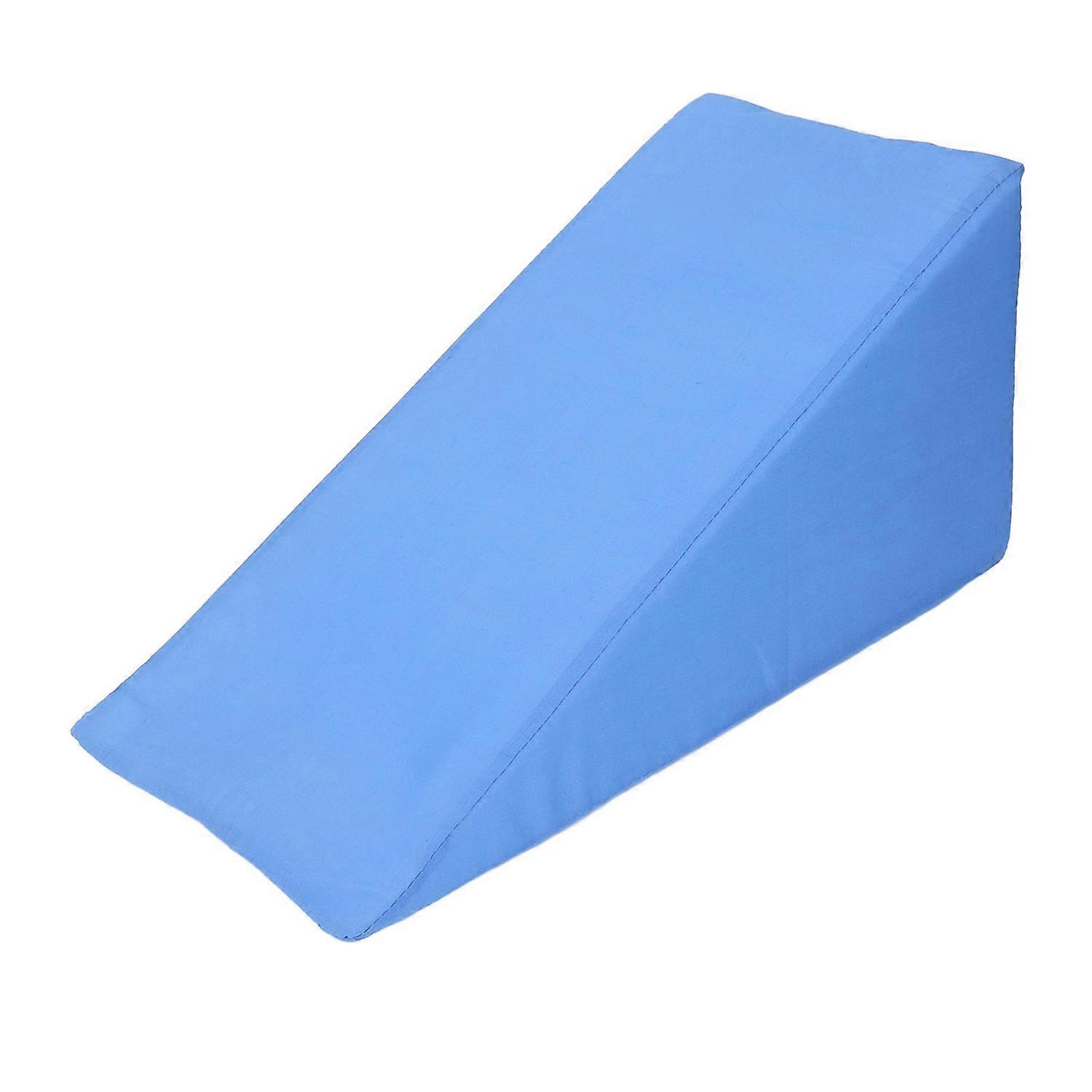 Wedge Pillow Prevent Bed Sore After Surgery Sleeping Triangle Foam Sponge for Front Arm Lift Blue