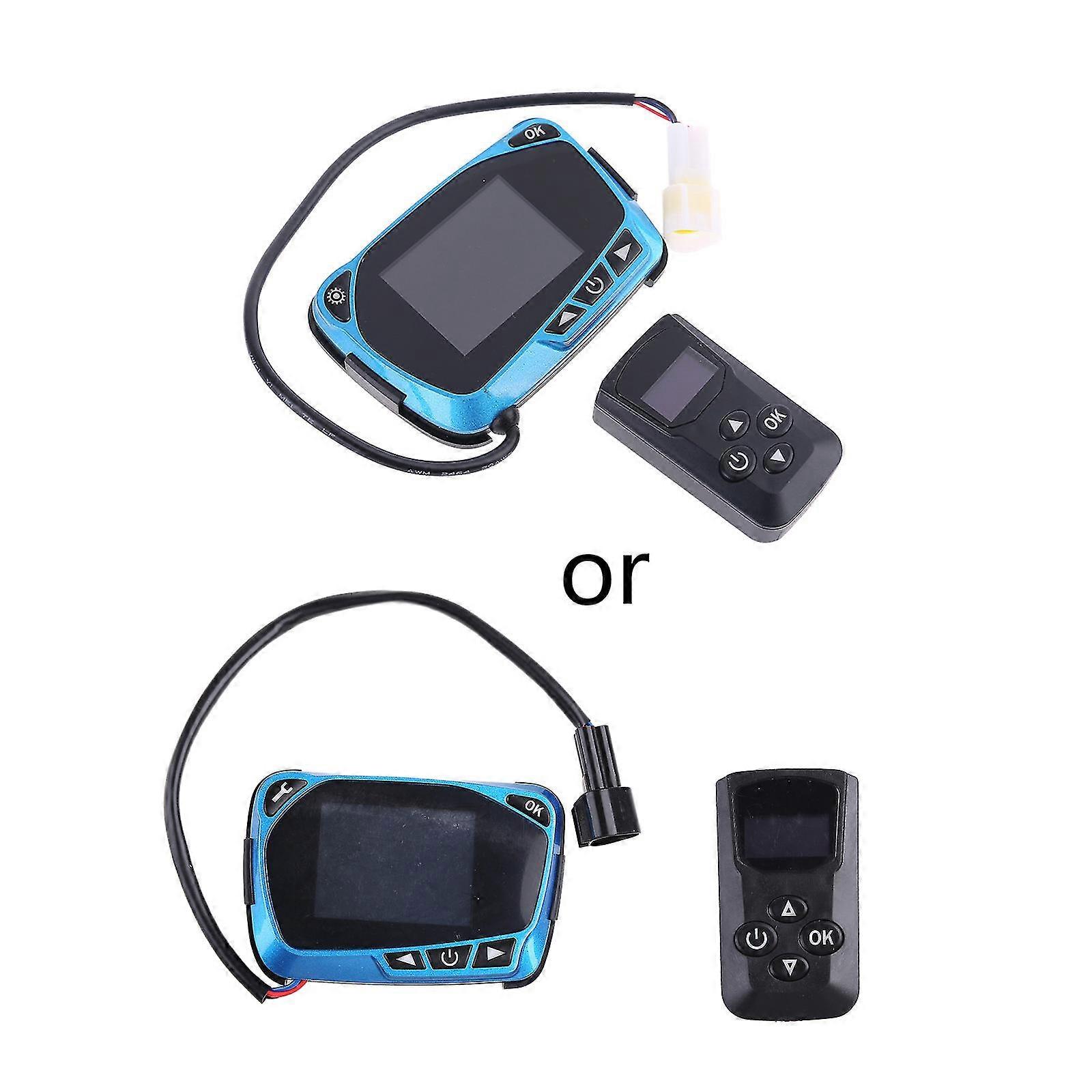 For Car Parking 12V/24V LCD Display Thermostat Monitor Switch+Remote Controller SZRH