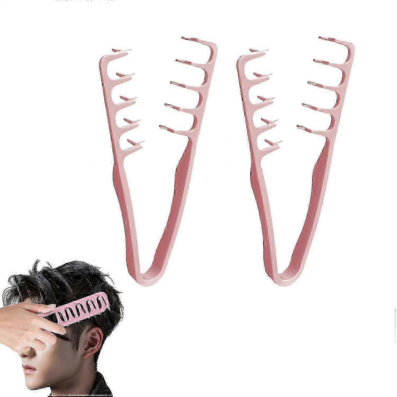 1-3X Texture Comb, Wide Tooth Combs, Volume Tool for Roots, Seam Coverage, Bangs Combs, Lightweight Grooming Accessories, Ideal for Curly Hair
