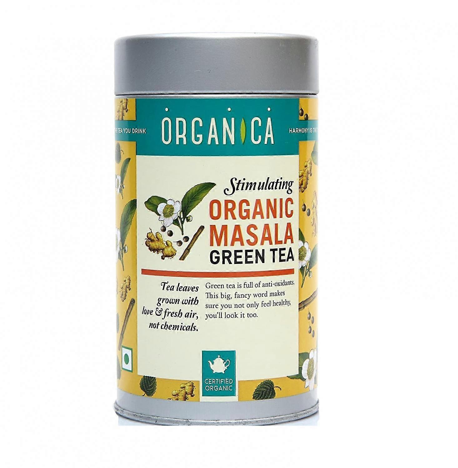 Зеленый чай Масала (100 г), Organic Masala Green Tea,  Organica