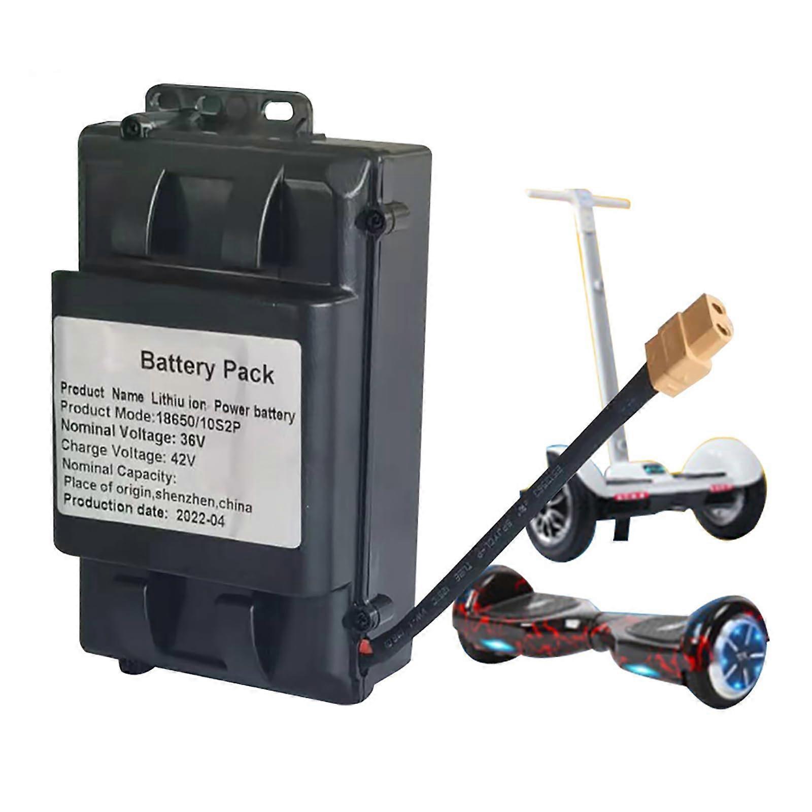 36V Hoverboard Battery Replacement Liion 2Ah6Ah for Electric Scooters and SelfBalancing Boards